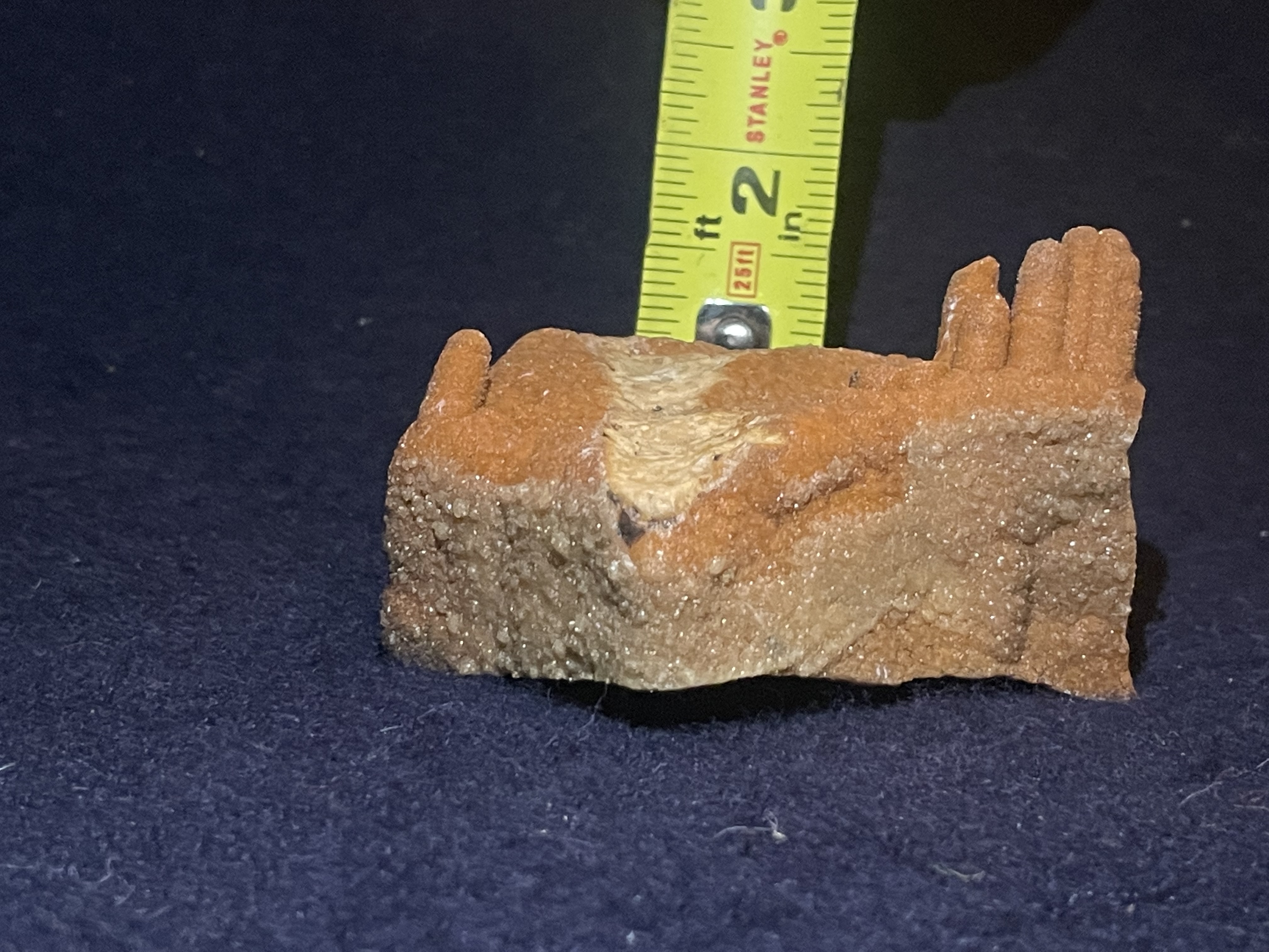 20B - Orange Calcite Stalactite