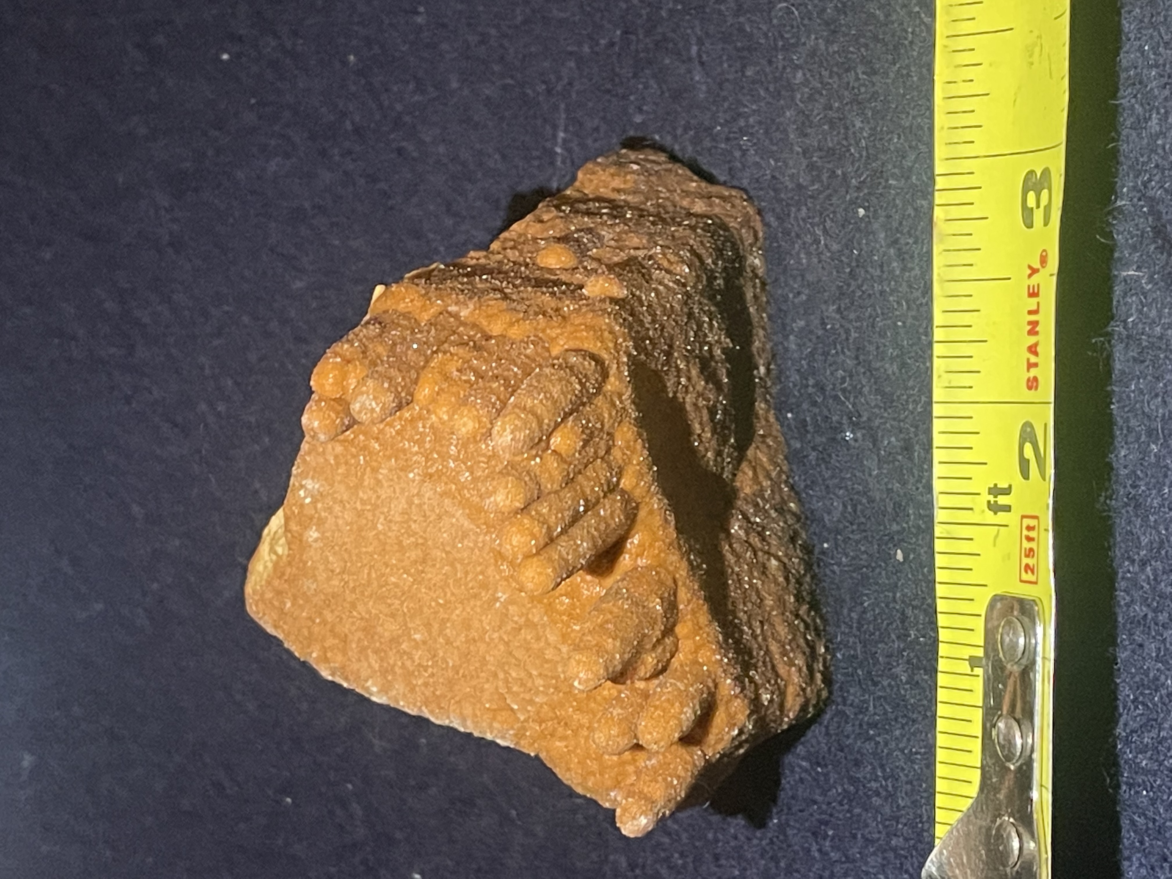 13B - Orange Calcite Stalactite