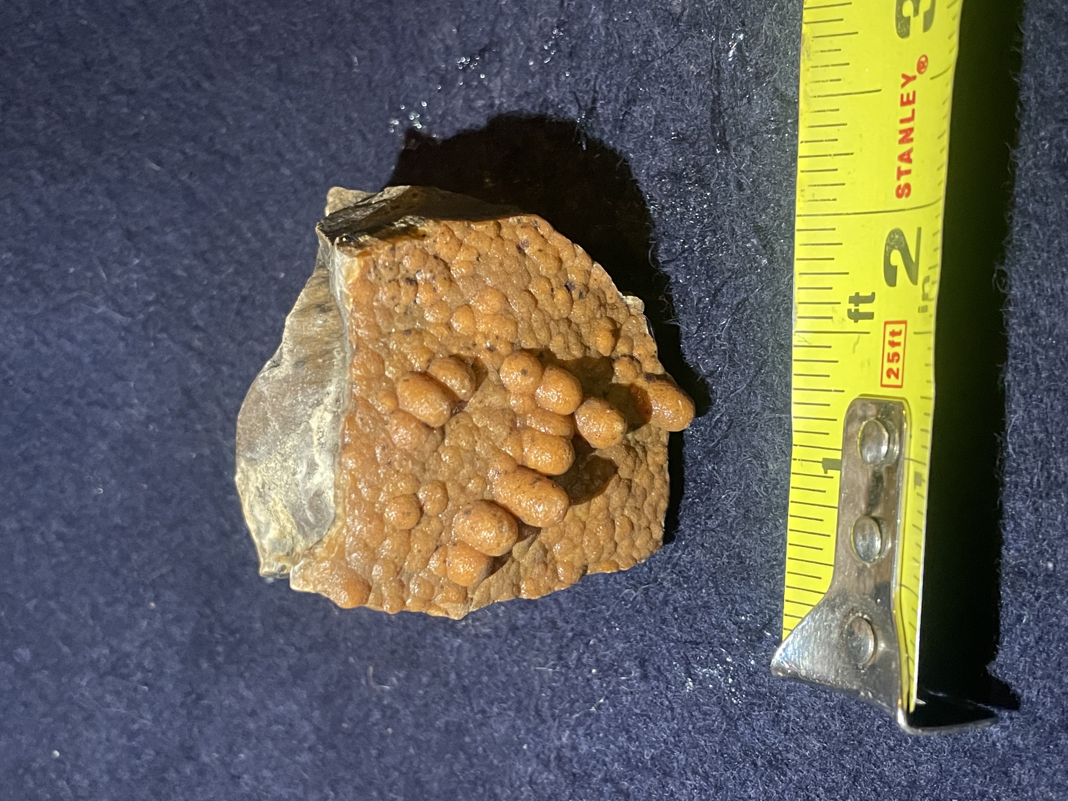 35B - Orange Calcite Stalactite