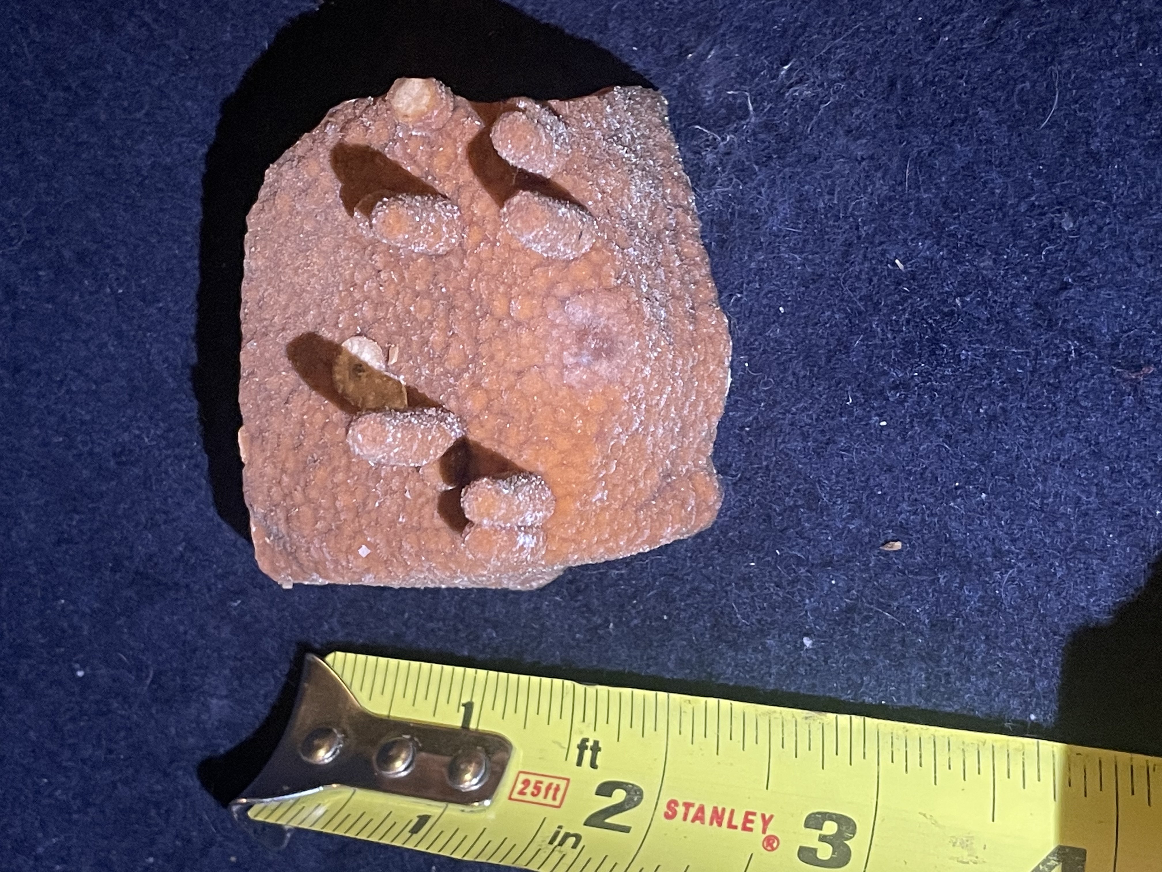 23B - Orange Calcite Stalactite