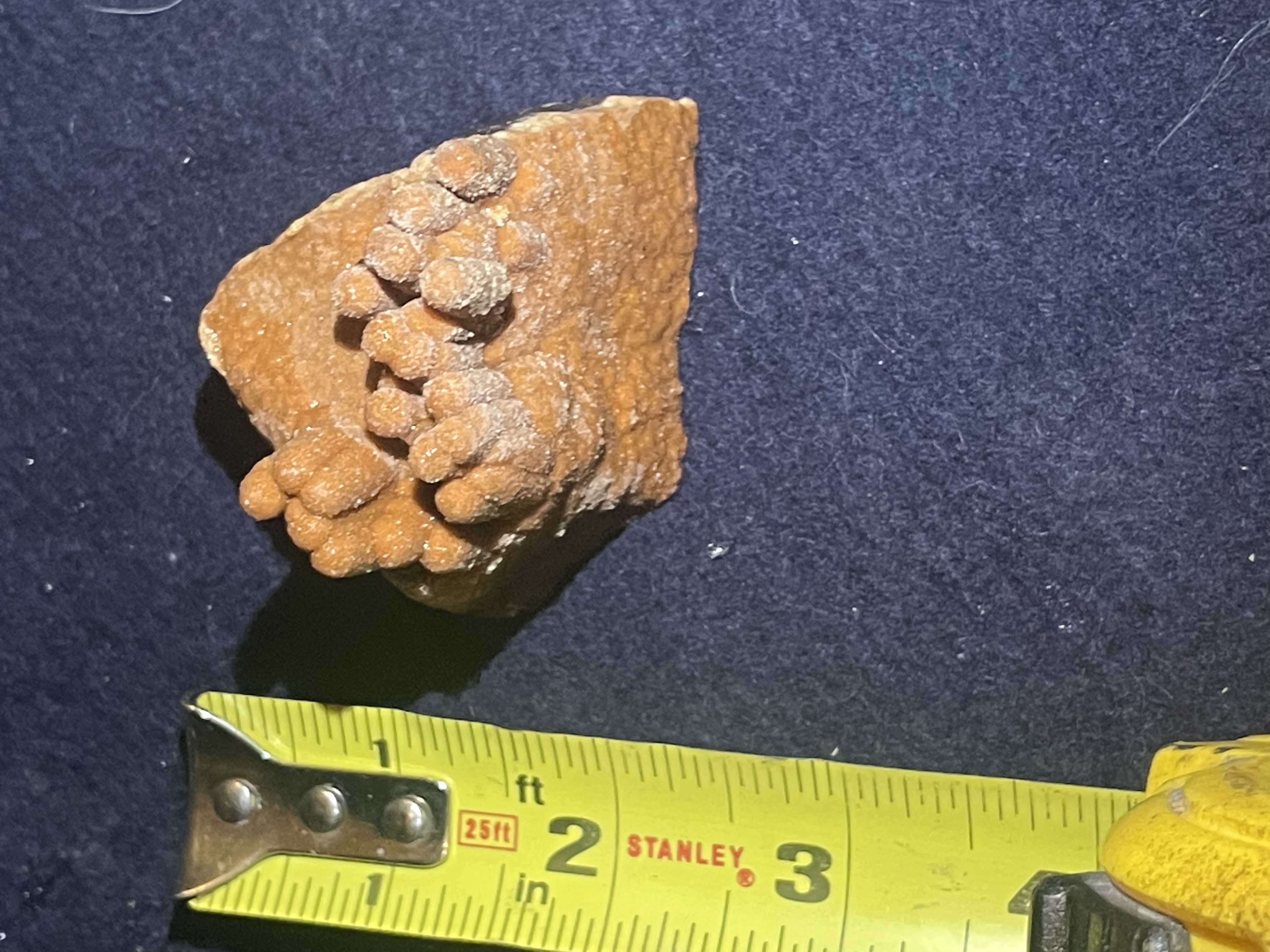 10B - Orange Calcite Stalactite