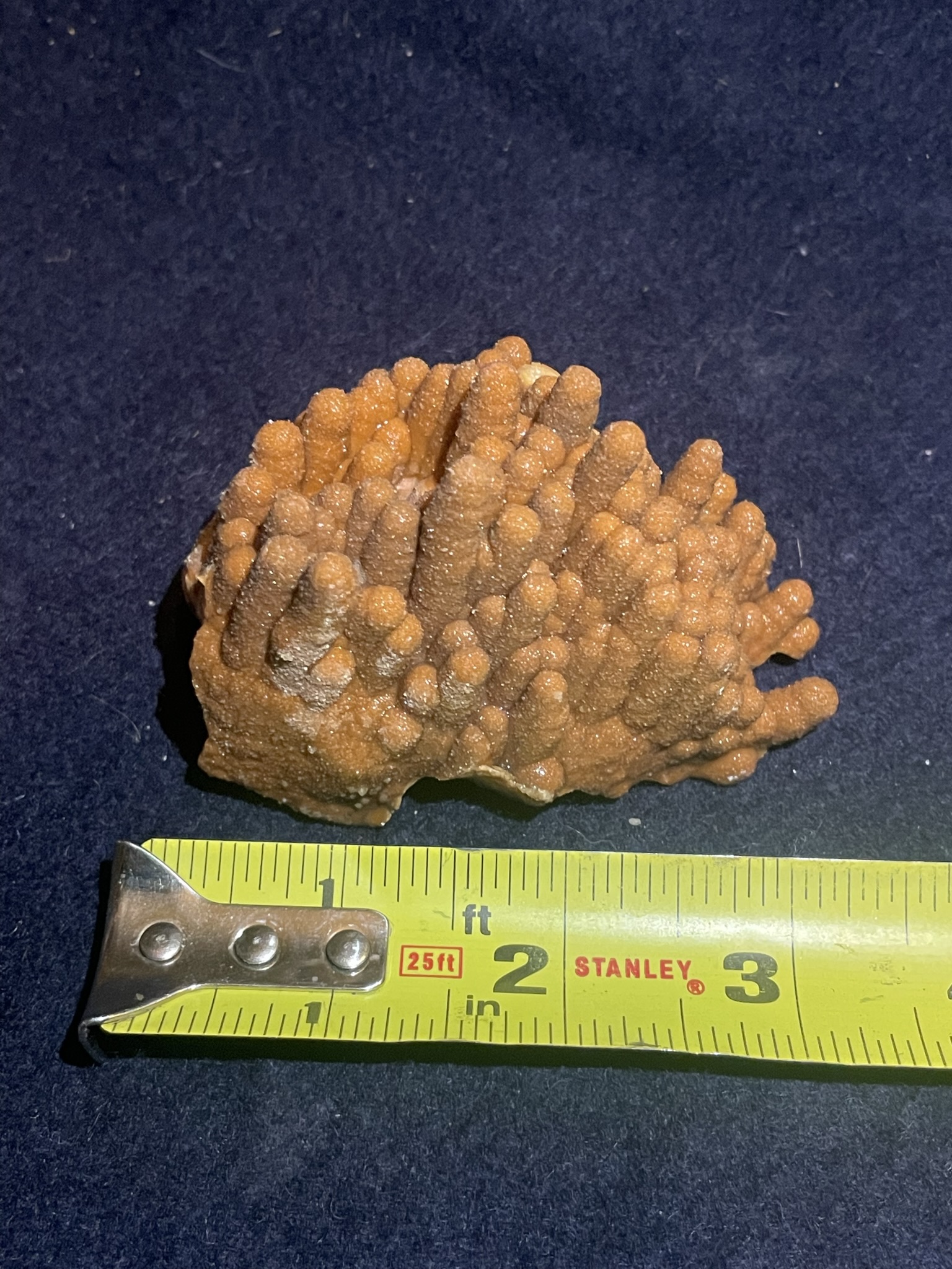 B1 - Orange Calcite Stalactite