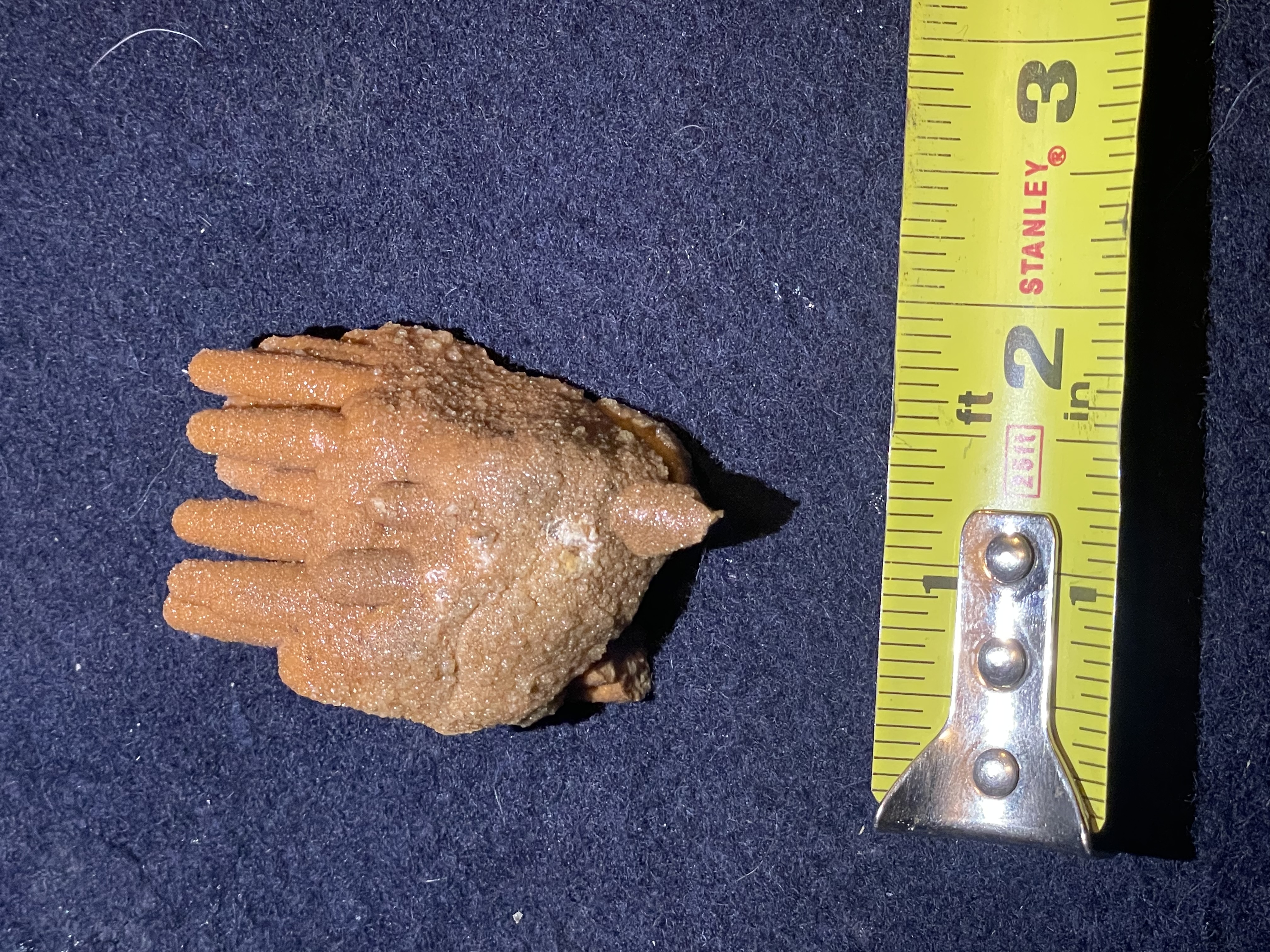 9B - Orange Calcite Stalactite