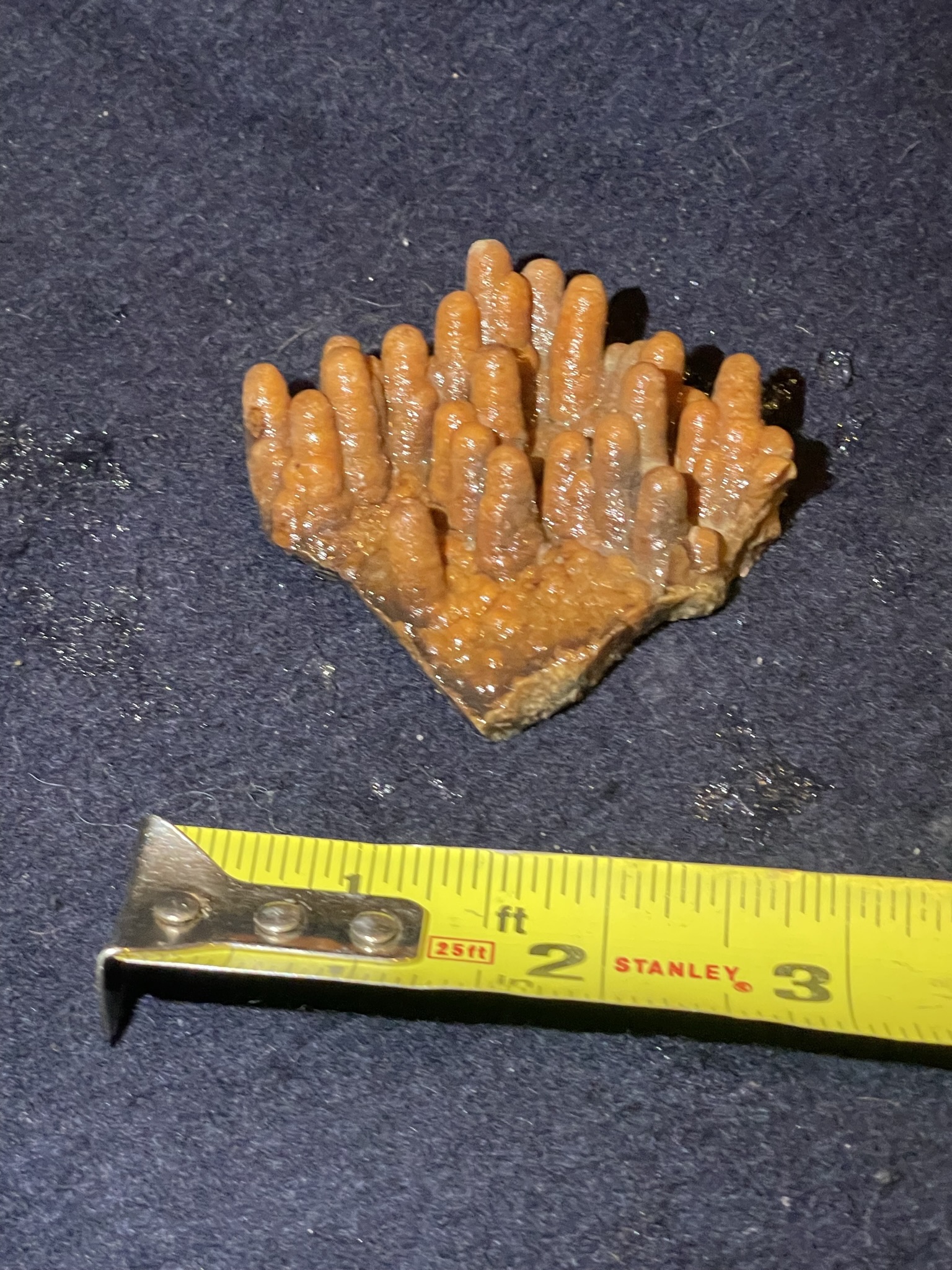 5B - Orange Calcite Stalactite