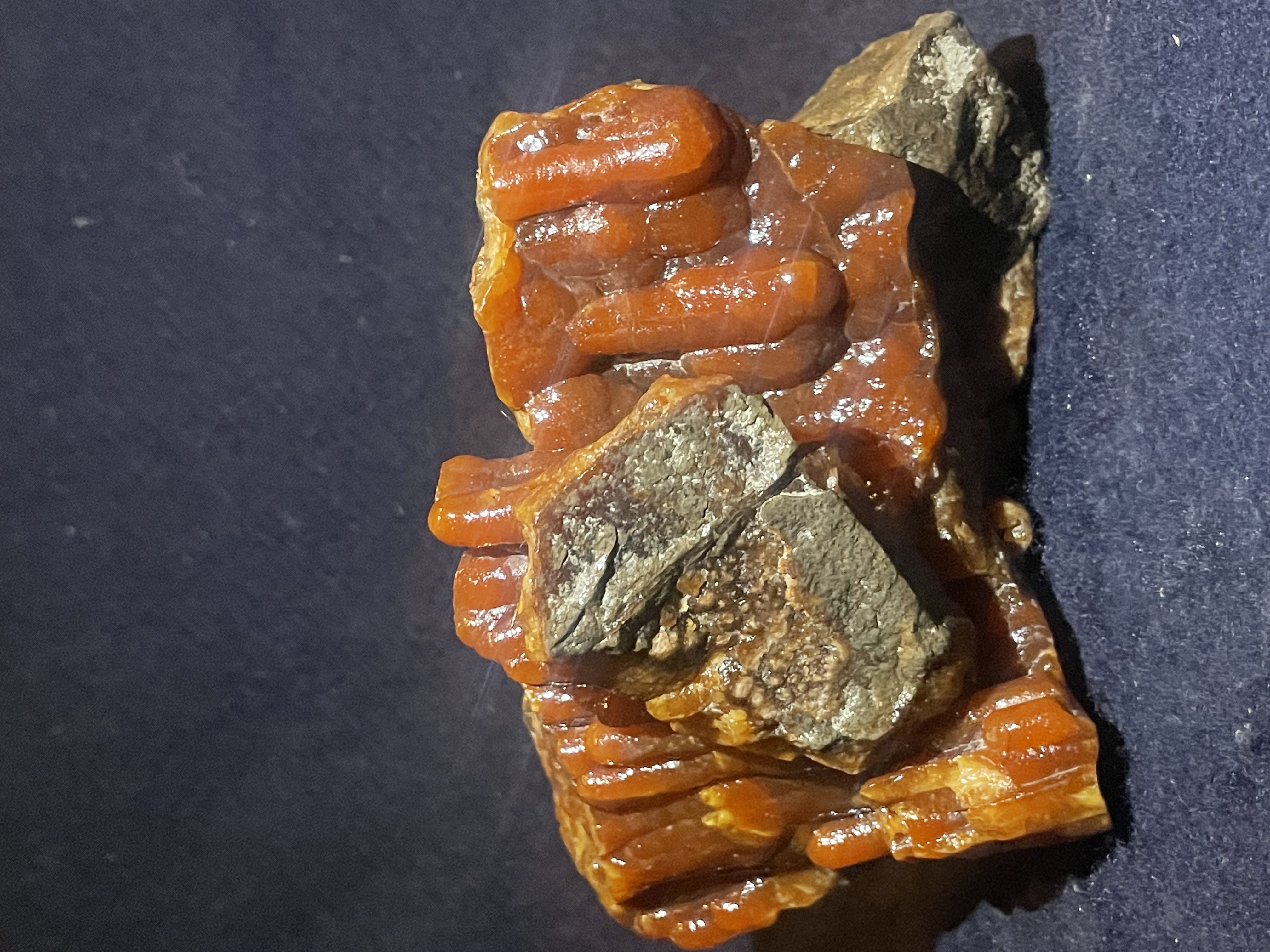 9A - Red Calcite Stalactite