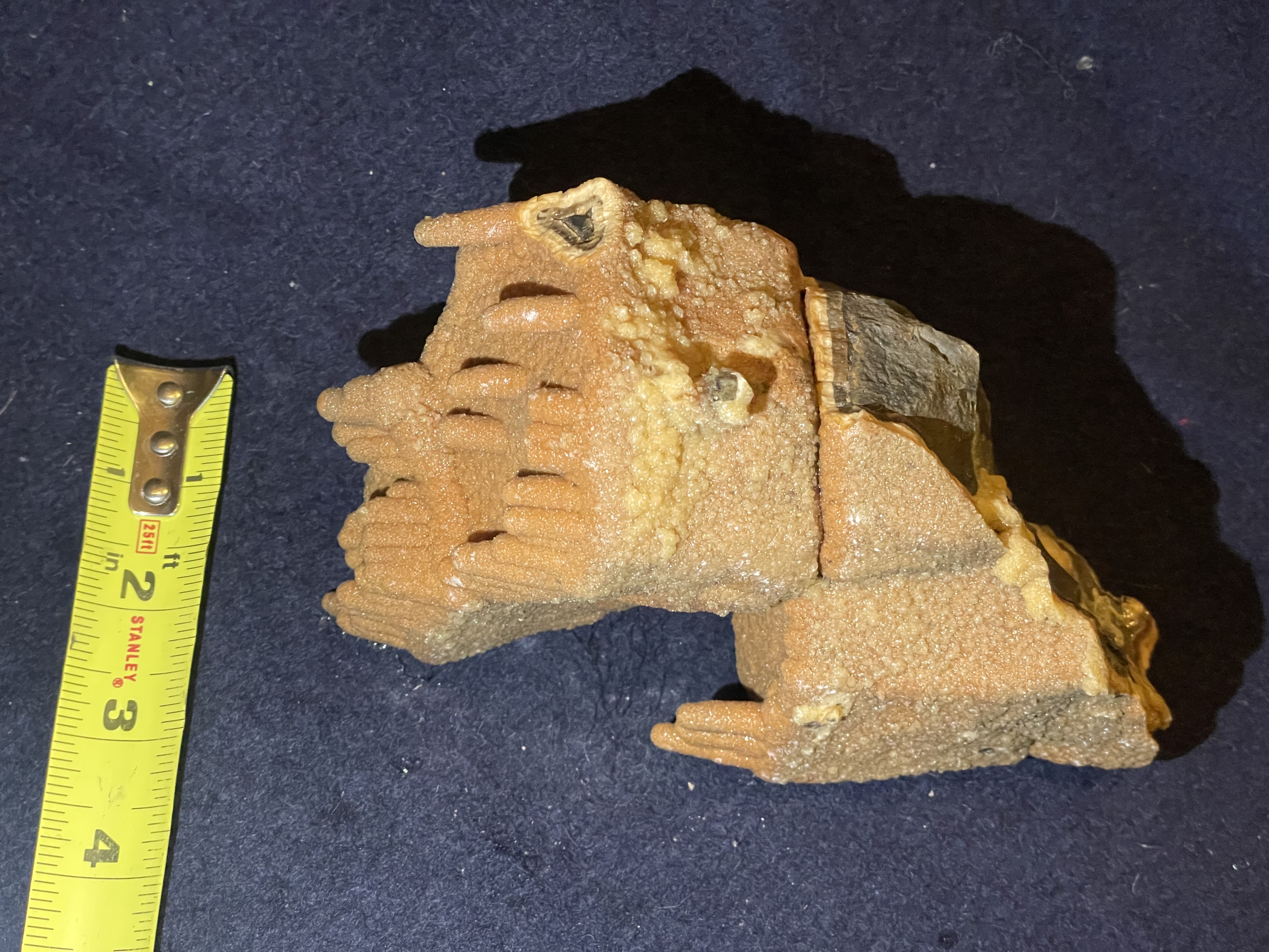 26B - Orange Calcite Stalactite