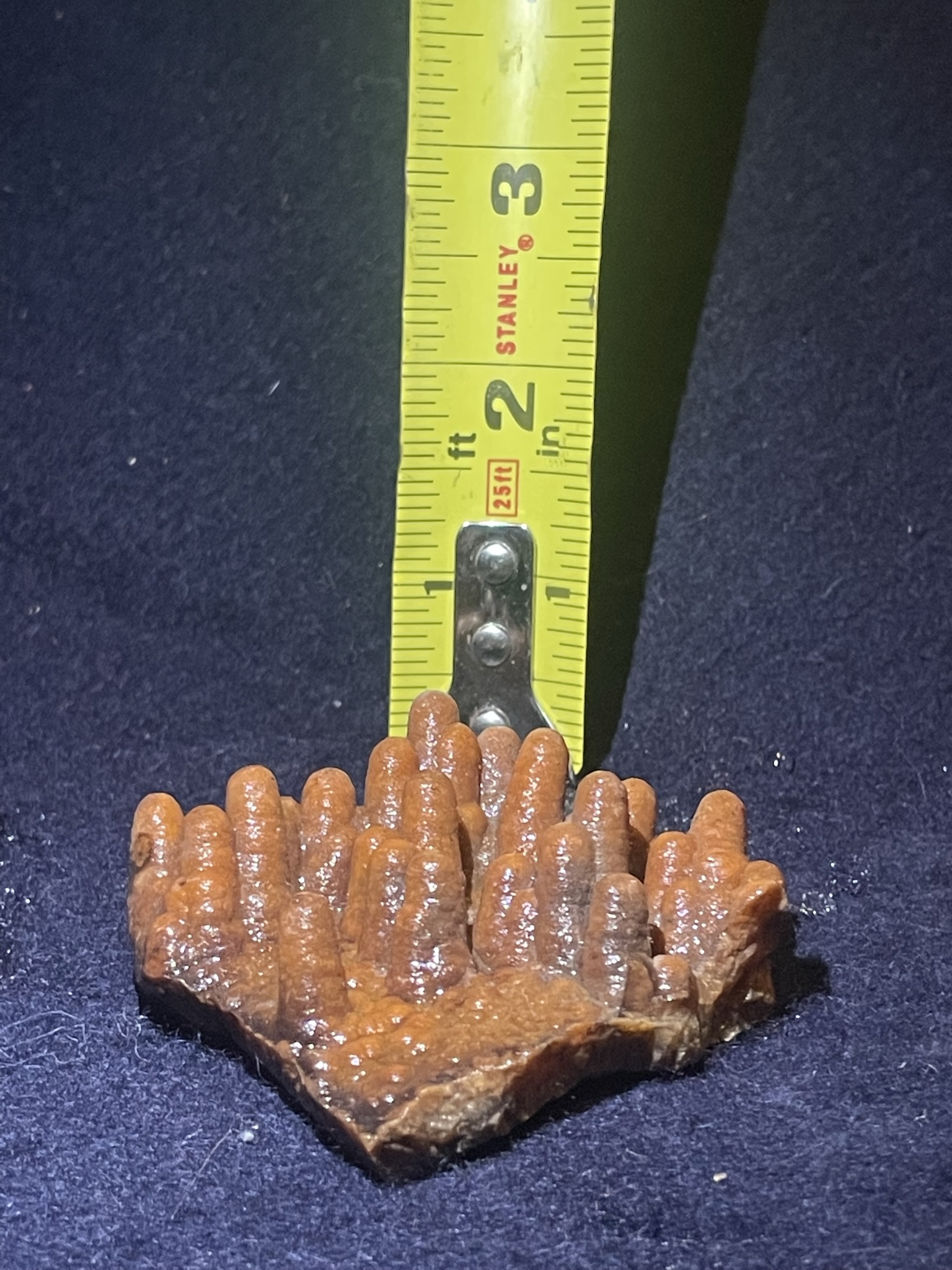 5B - Orange Calcite Stalactite