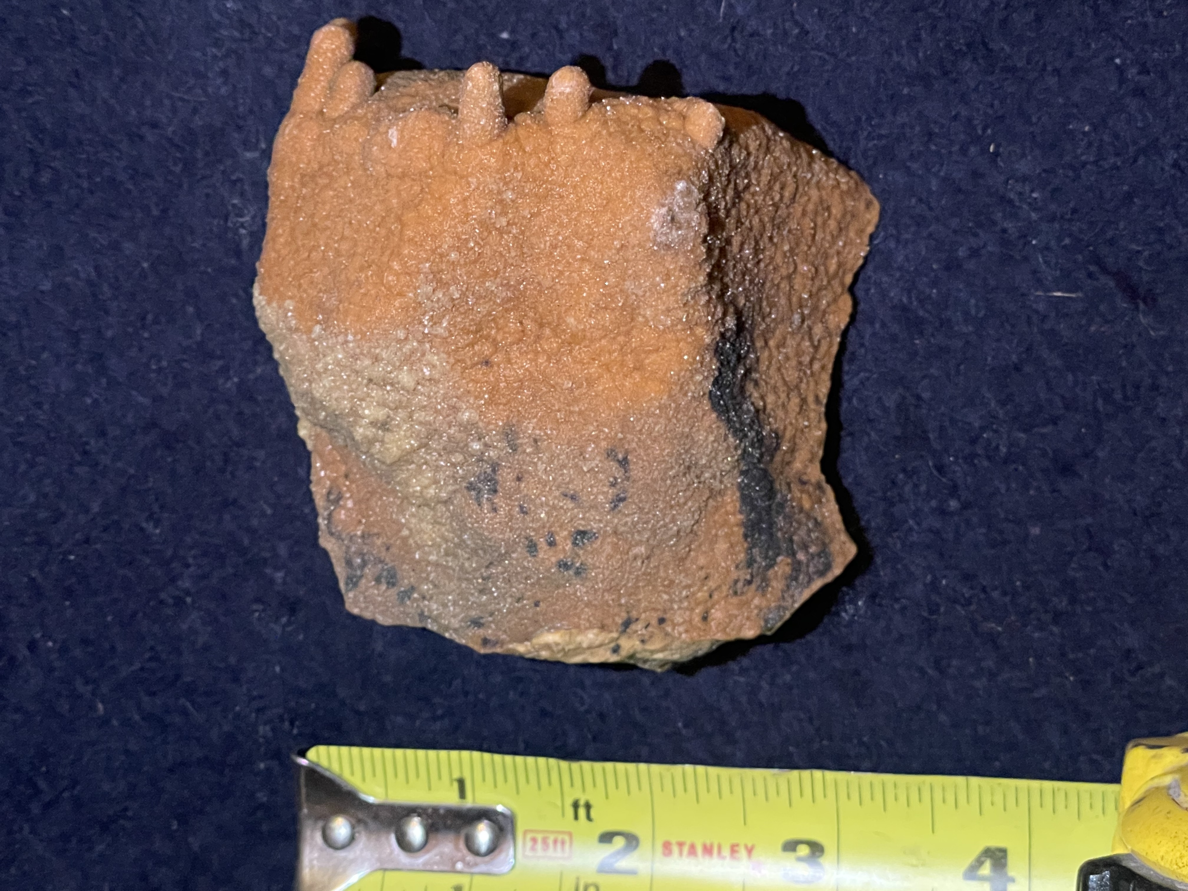 14B - Orange Calcite Stalactite