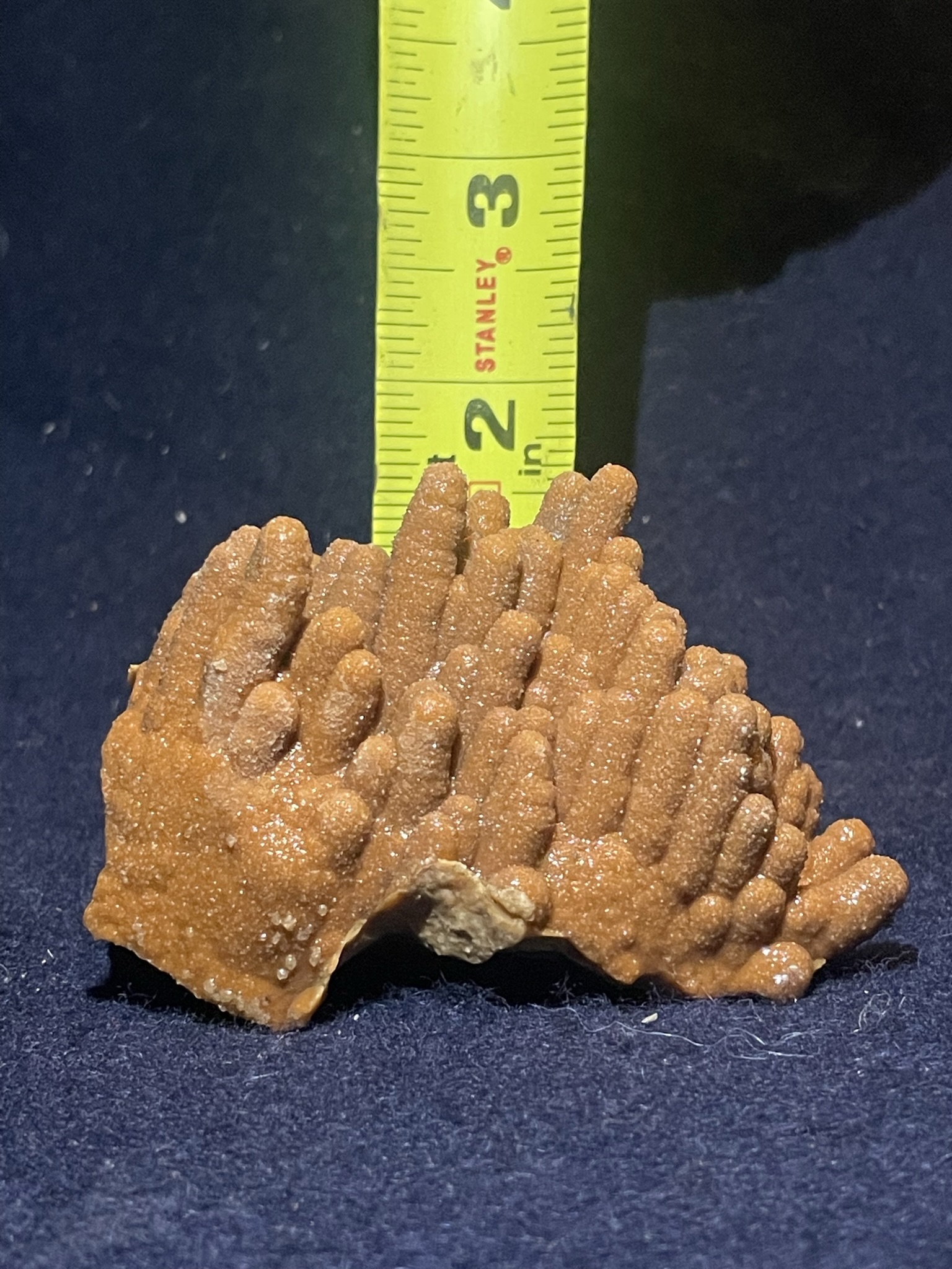 B1 - Orange Calcite Stalactite