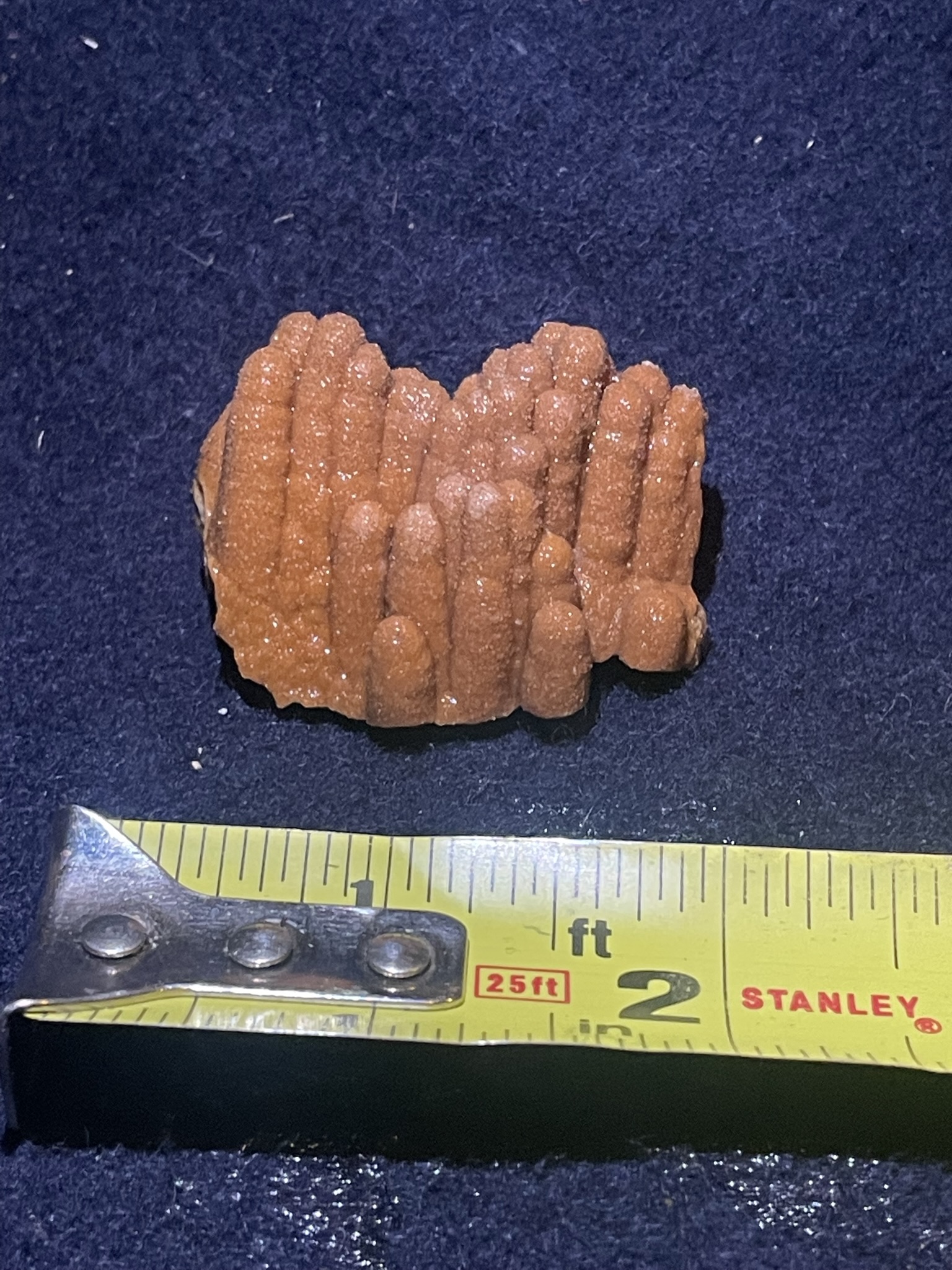 2B - Orange Calcite Stalactite