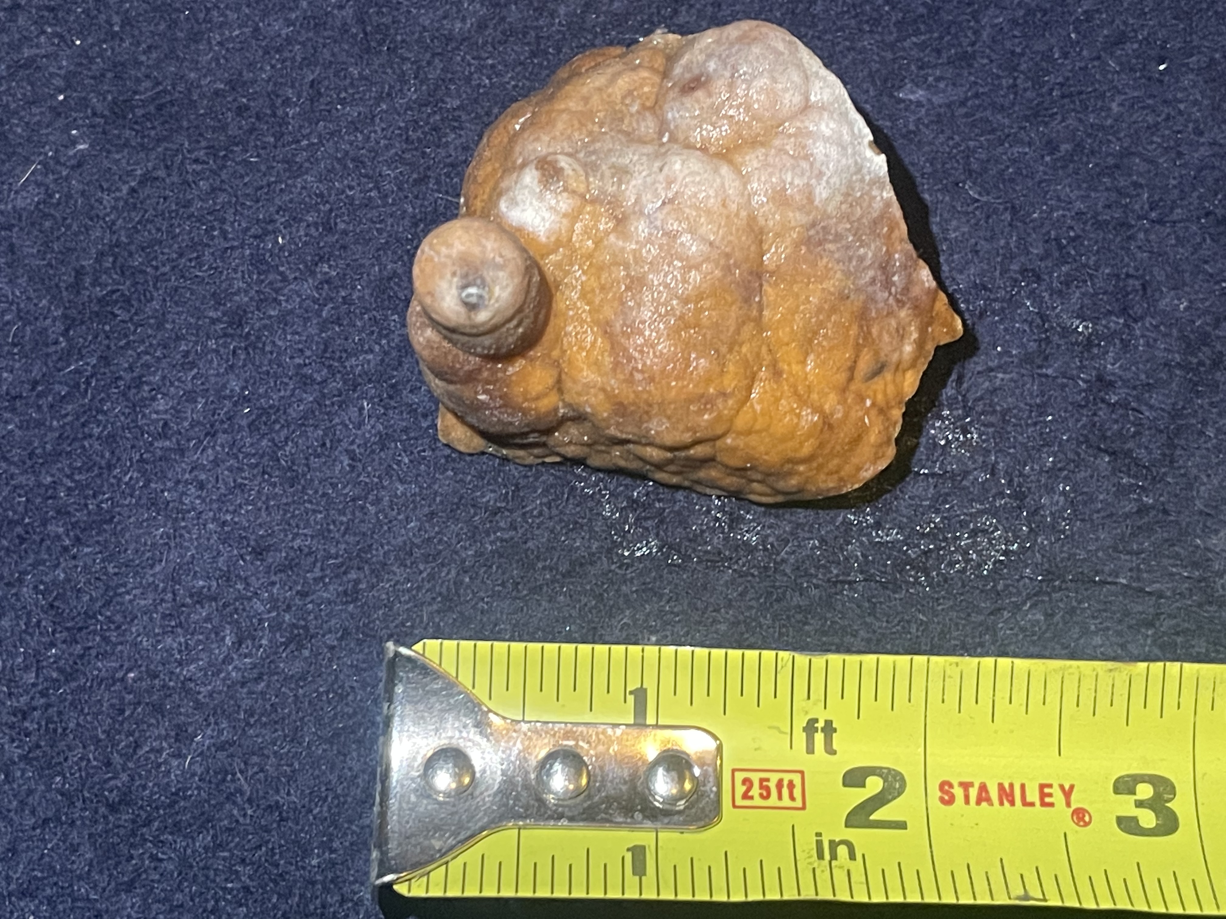 33B - Orange Calcite Stalactite