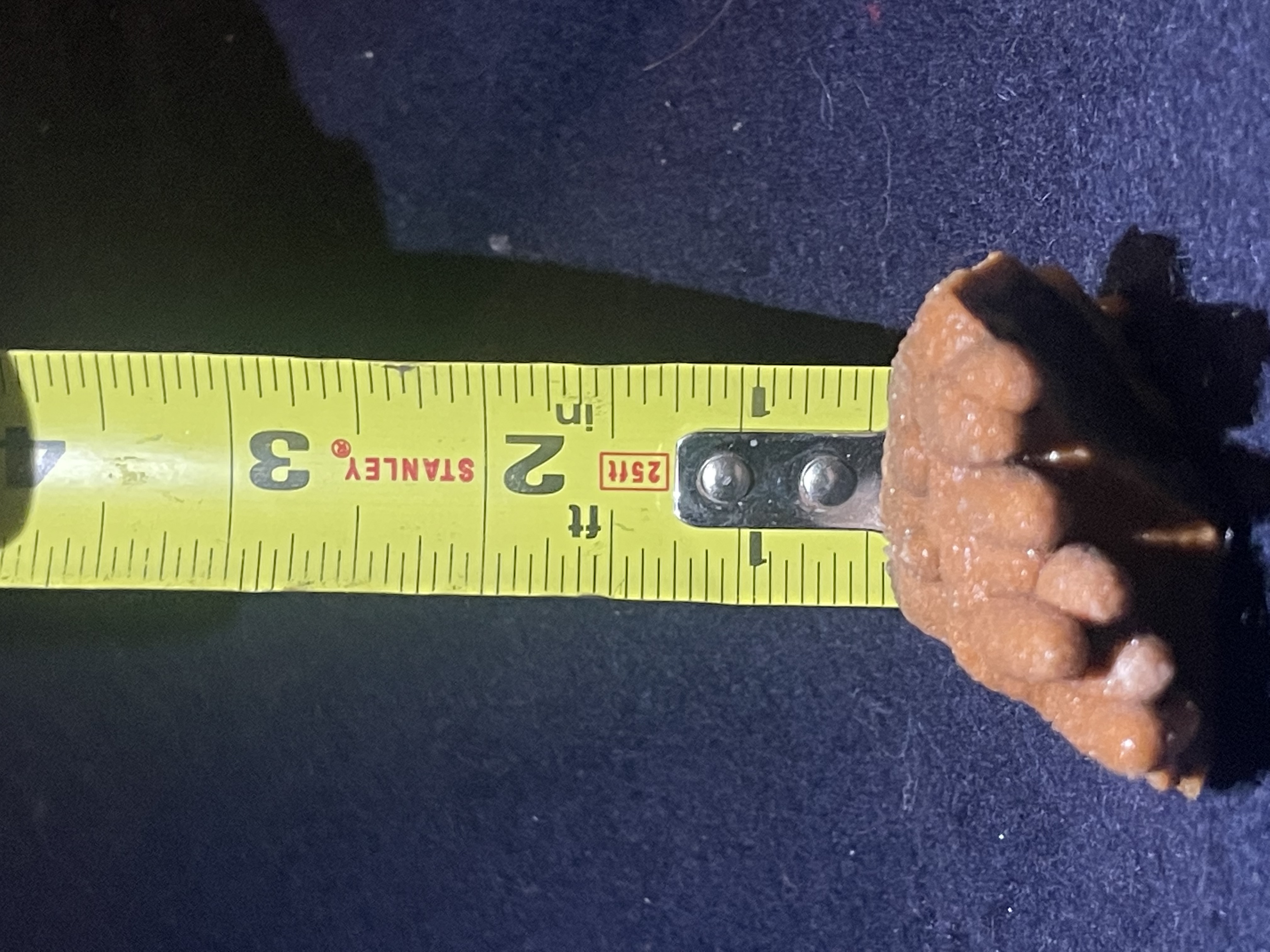 9B - Orange Calcite Stalactite