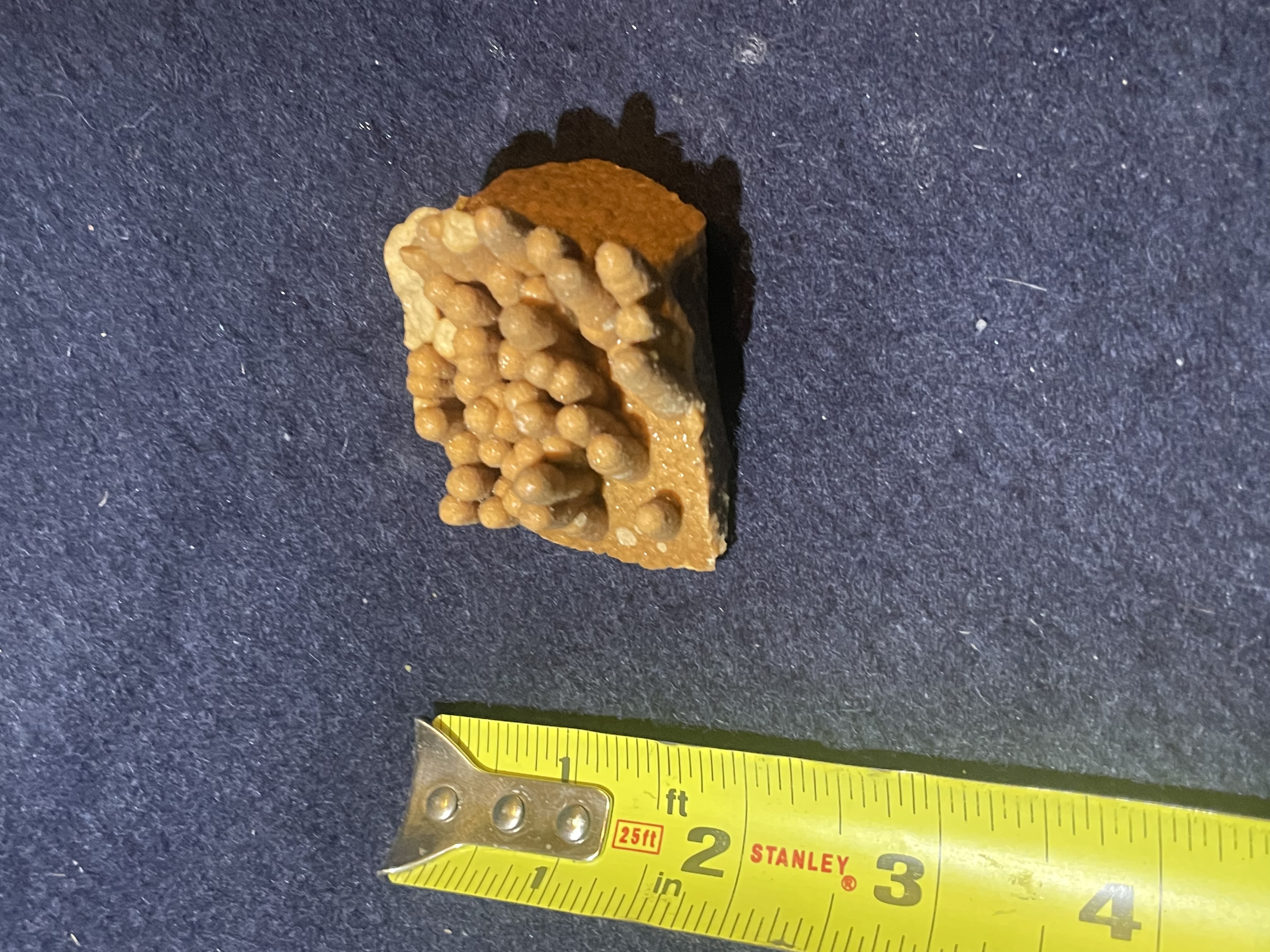 17B - Orange Calcite Stalactite