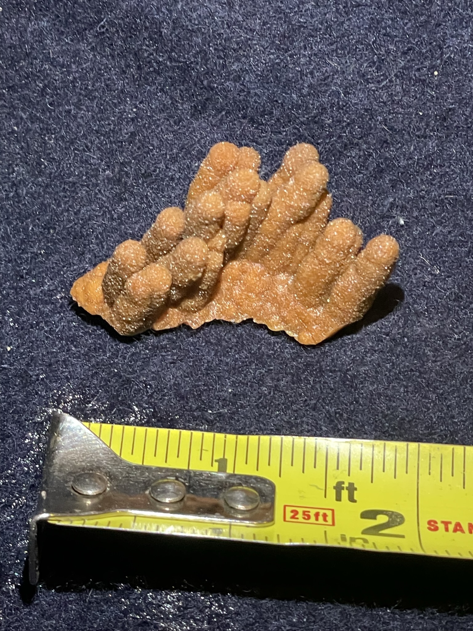 4B - Orange Calcite Stalactite