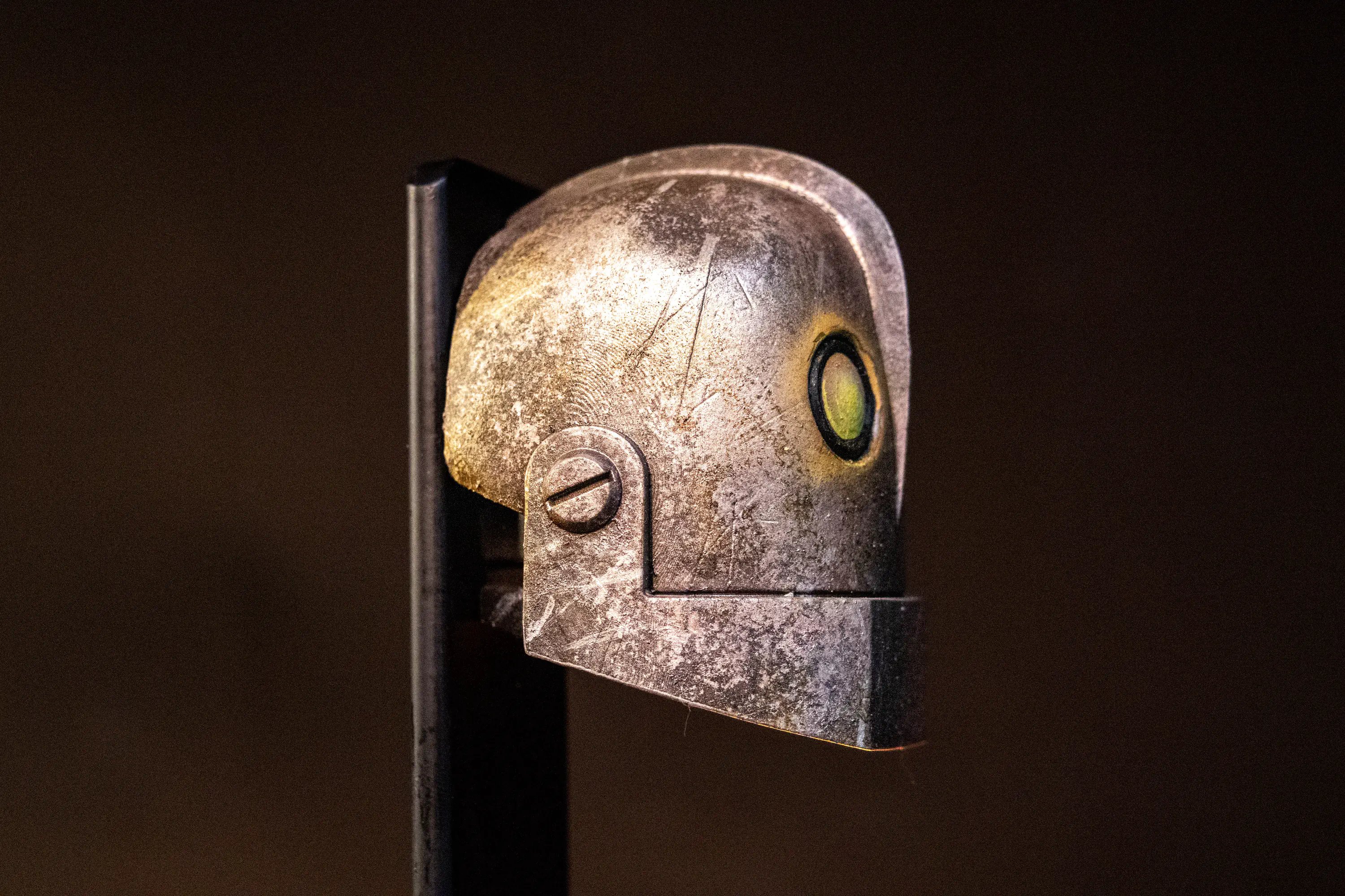 Sentinel's Gaze - Hand-Painted Iron Giant Magnet