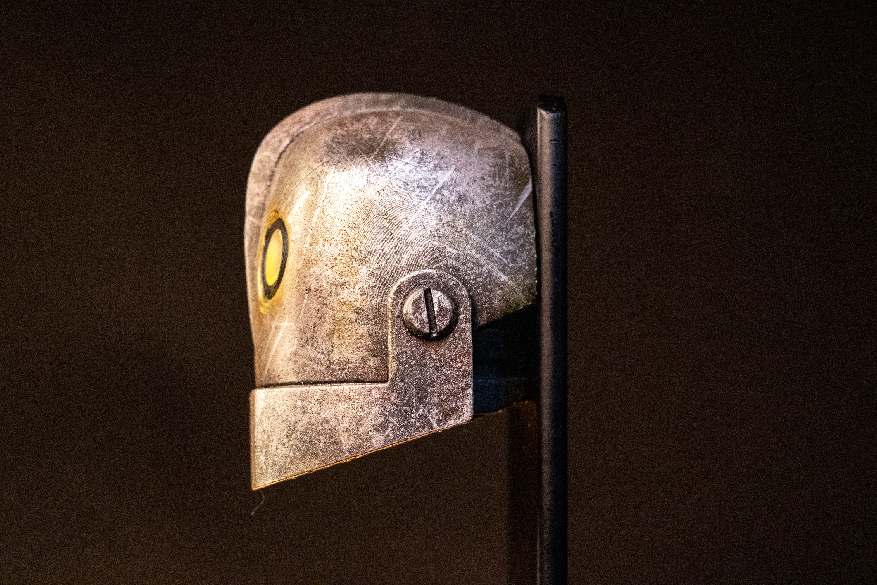 Sentinel's Gaze - Hand-Painted Iron Giant Magnet