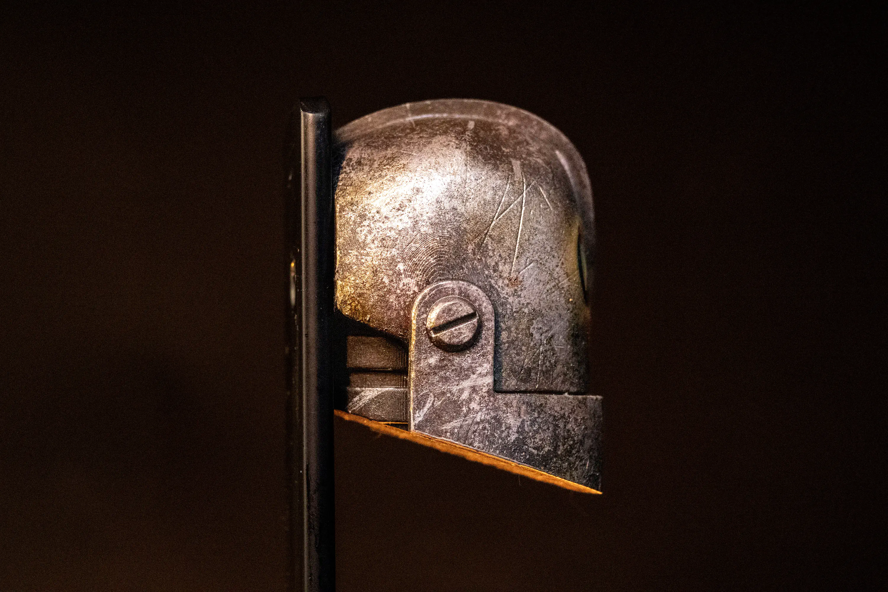 Sentinel's Gaze - Hand-Painted Iron Giant Magnet