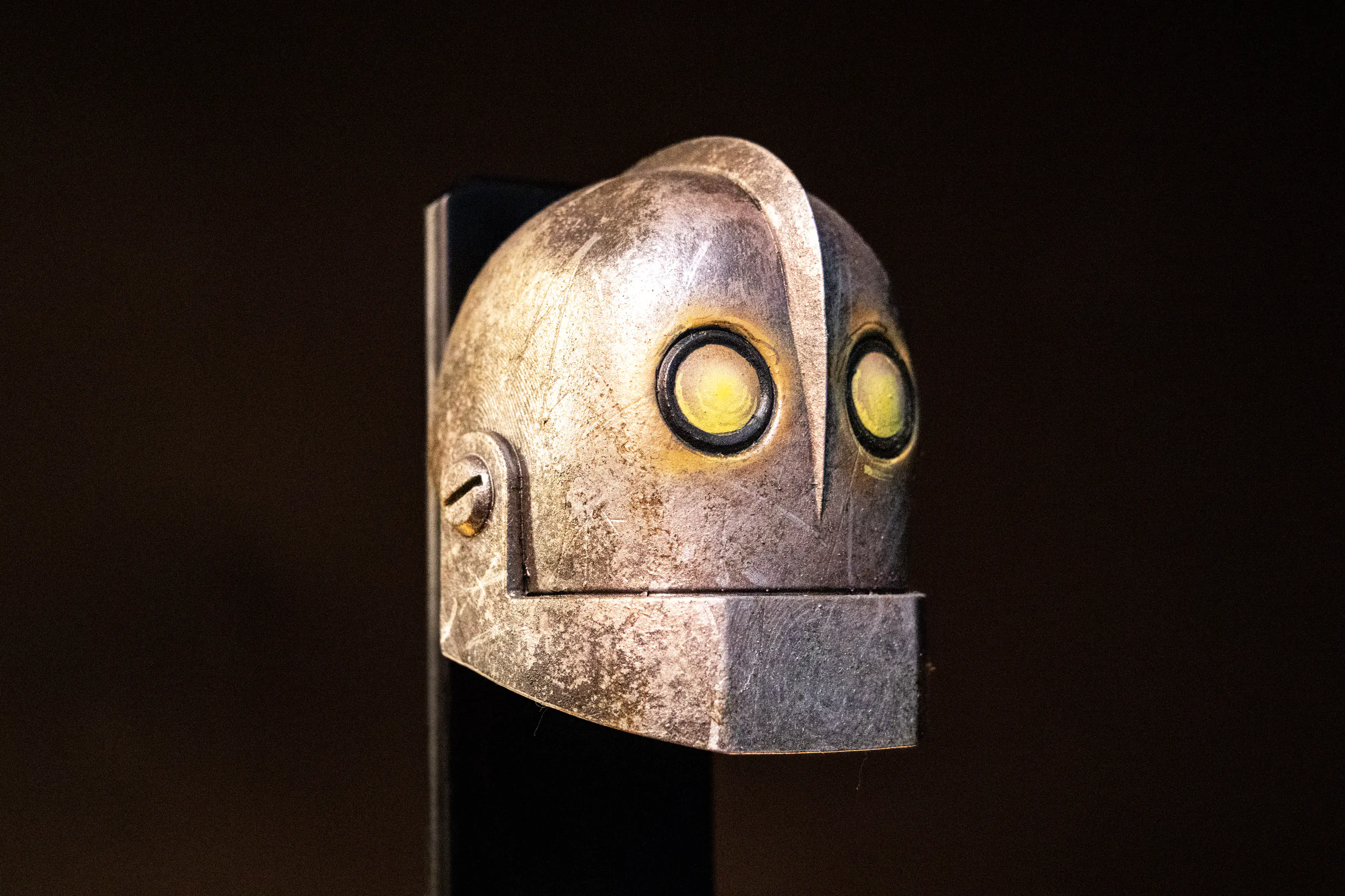 Sentinel's Gaze - Hand-Painted Iron Giant Magnet