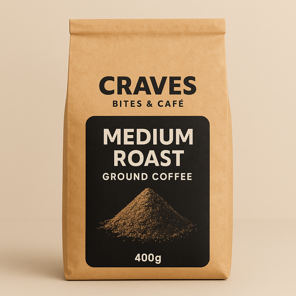 Craves Medium Roast Ground Coffee 400g