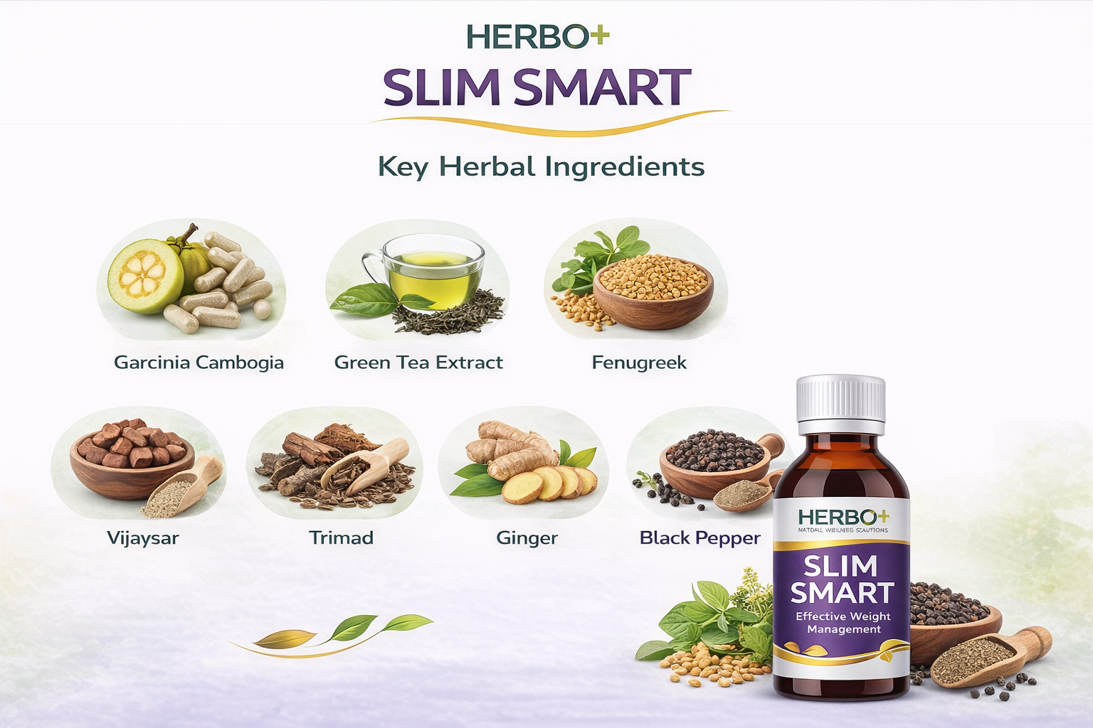 Herbo+ Slim Smart Weight Management Kit 30Dys