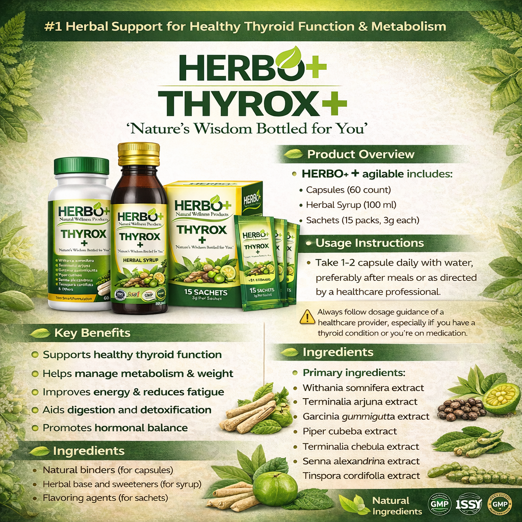 Herbo+ Thyro Care Wellness 30 Dys Pack