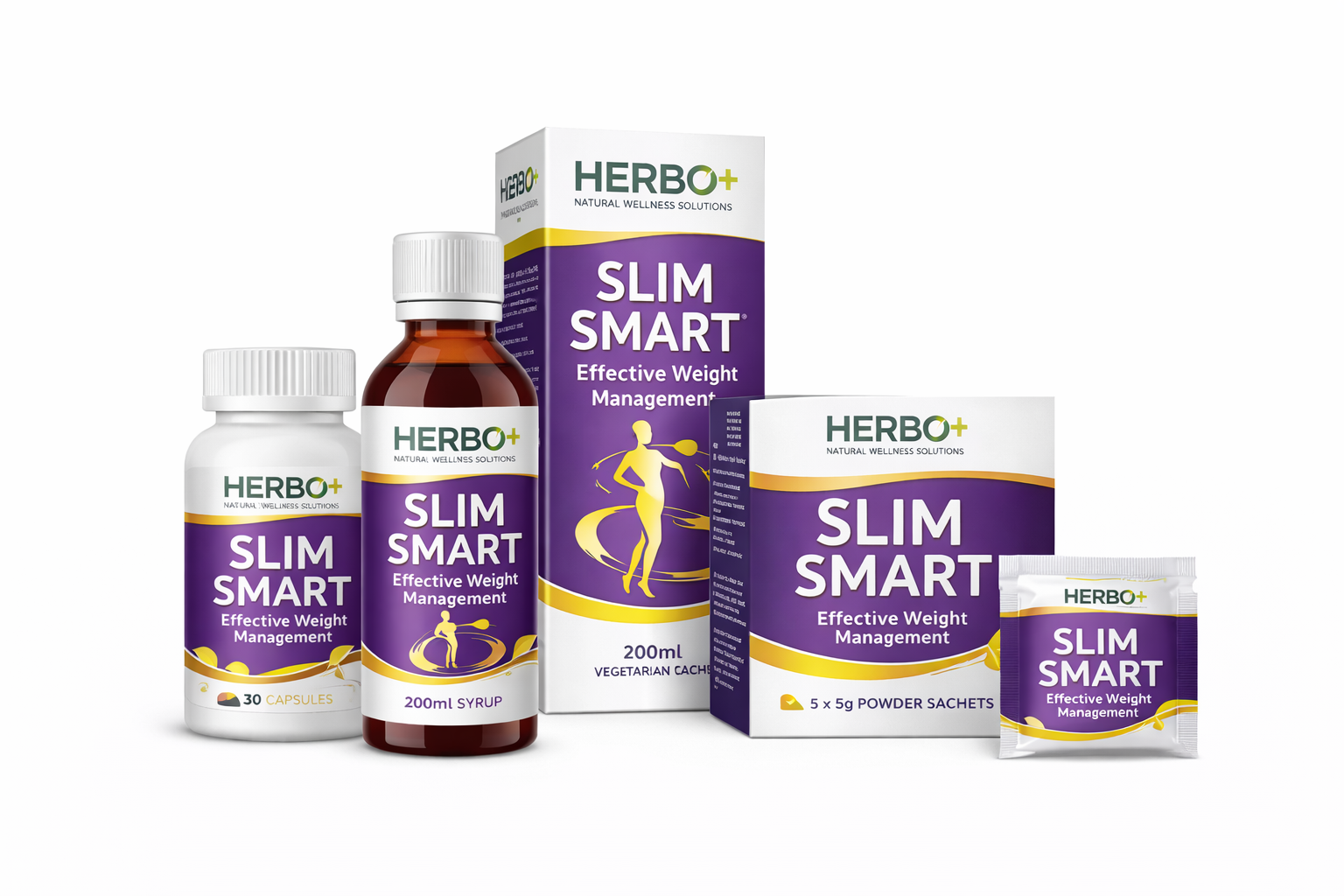 Herbo+ Slim Smart Weight Management Kit 30Dys