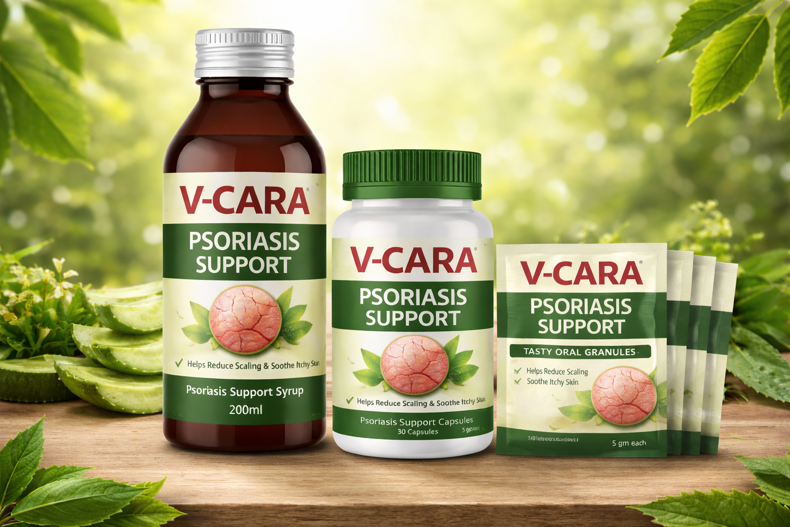 V-CARA Psoriasis Support 30 DYS PACK