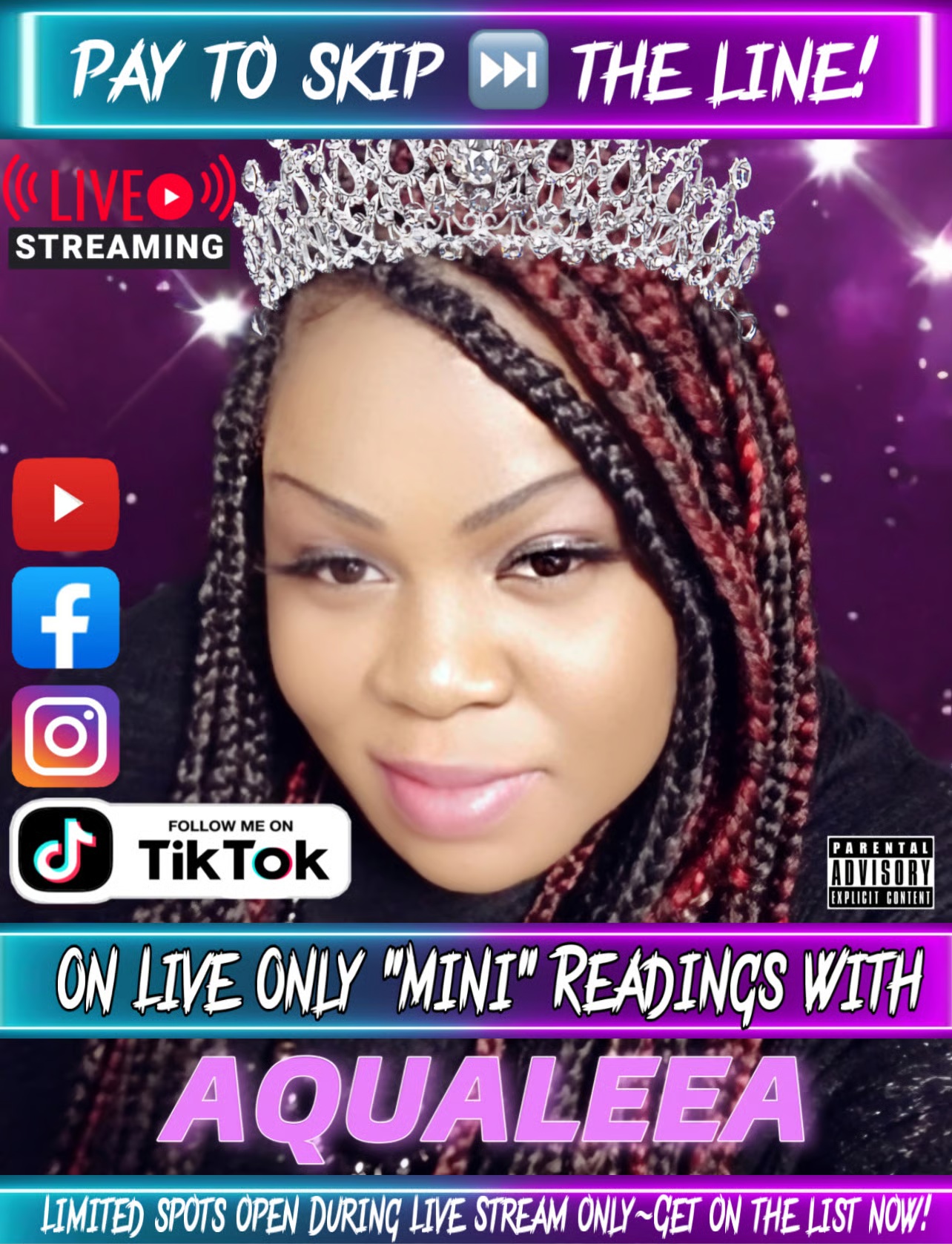 Skip Next { LIVE LIST with AquaLeea} Mini Reads🔮