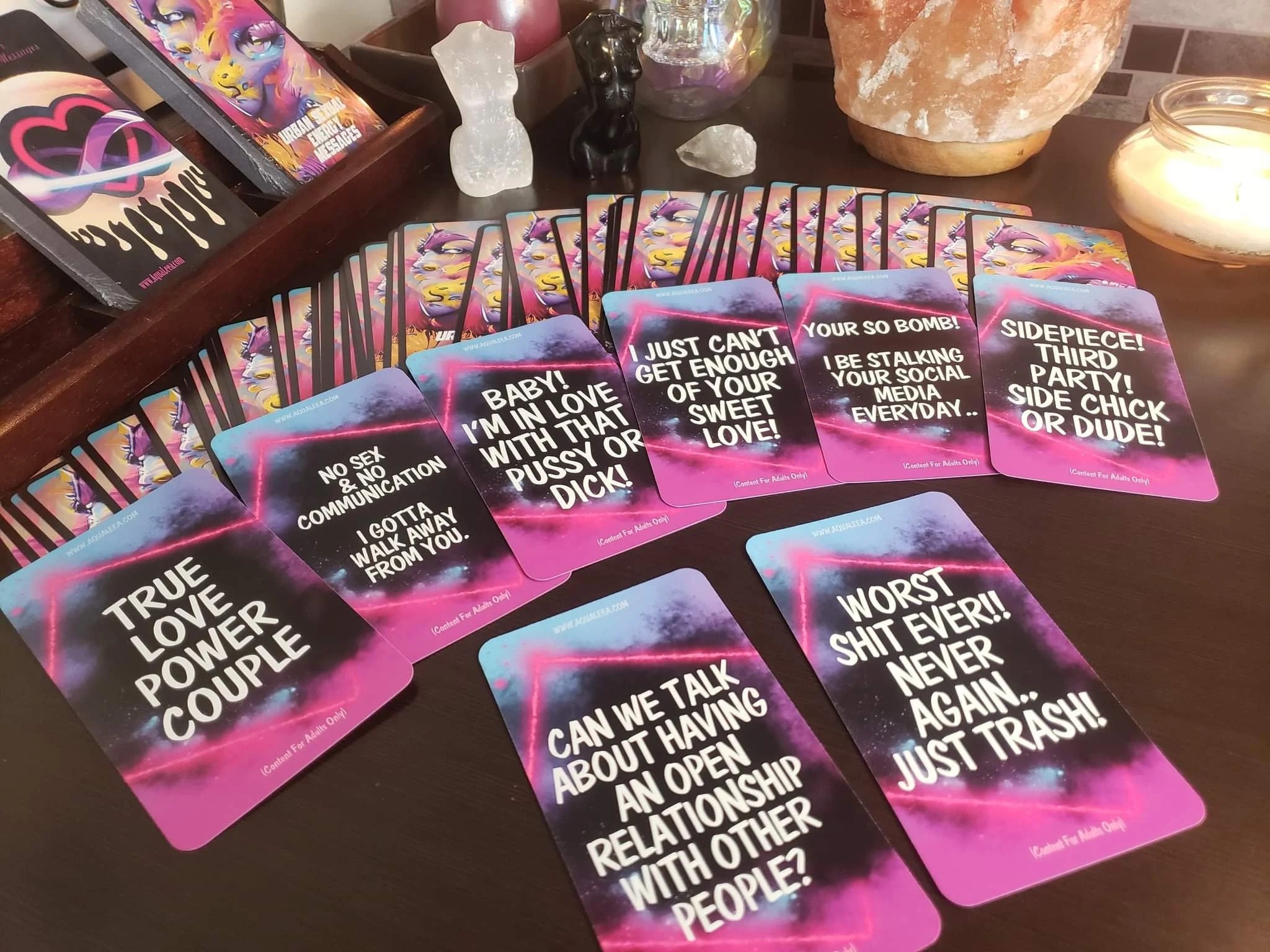 AquaLeea's Urban Sexual Energy Messages Oracle Deck (18+ Content)