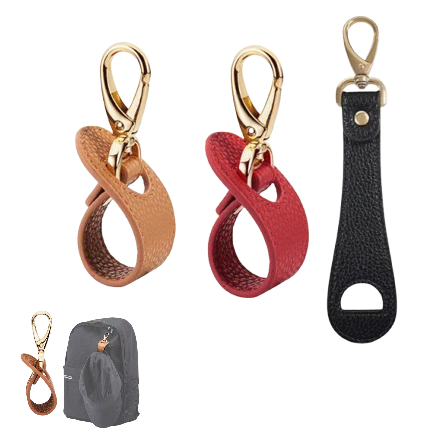 PU Leather Clip