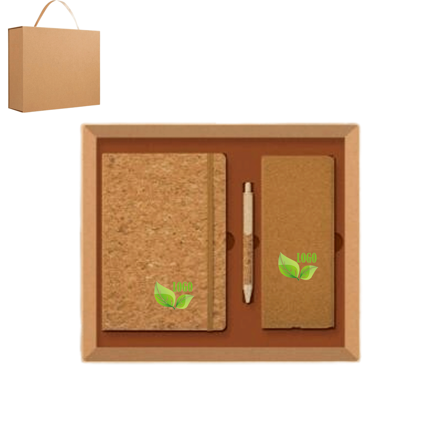 Eco-friendly Cork Stationery Set