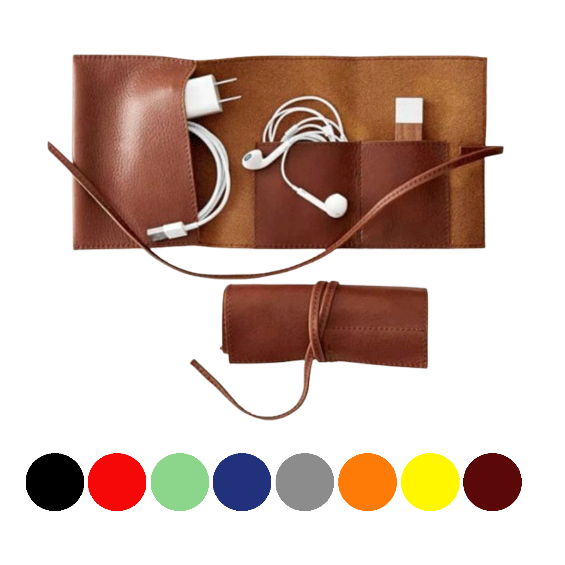 Leather Cord Organizer