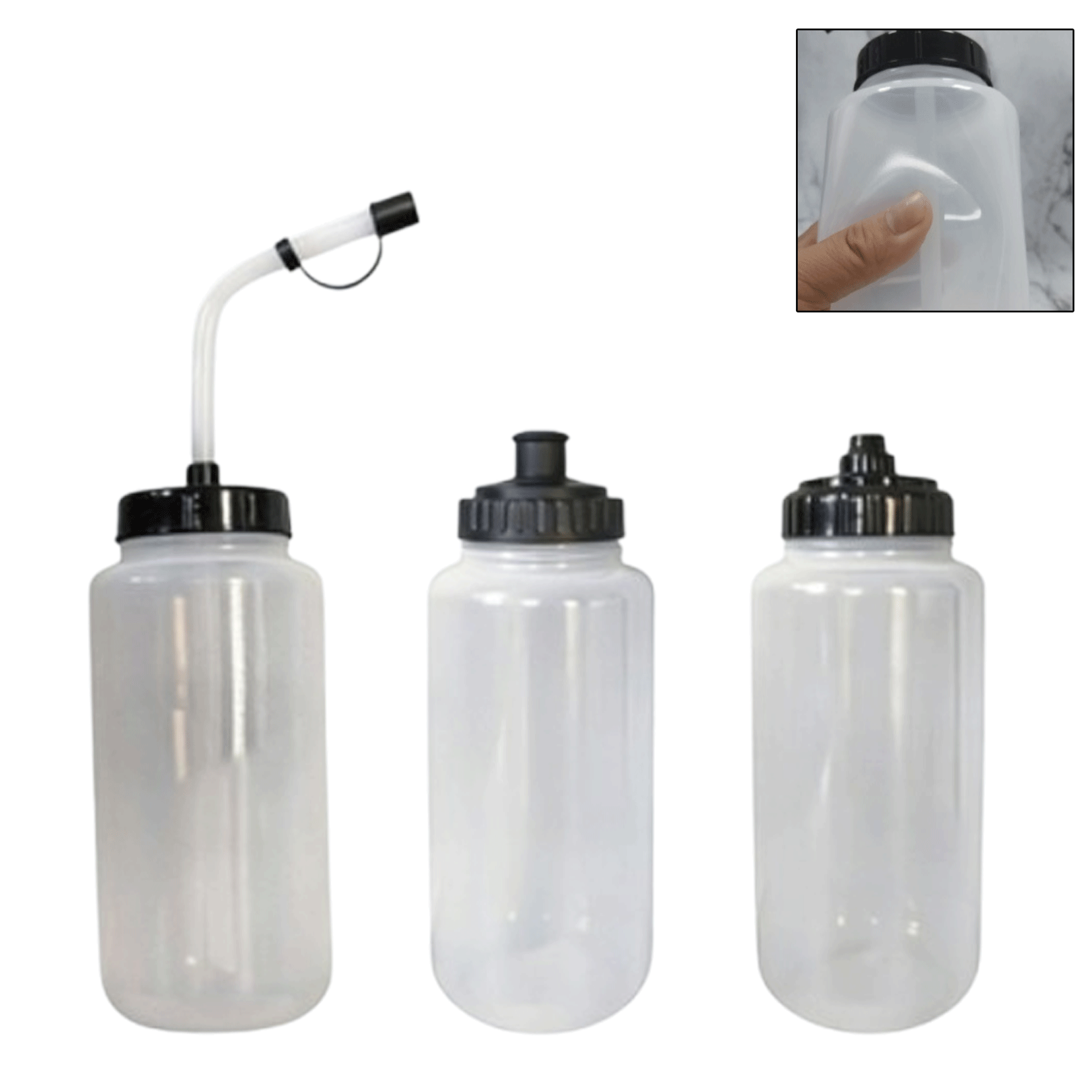 Large Capacity Squeeze PP Bottles