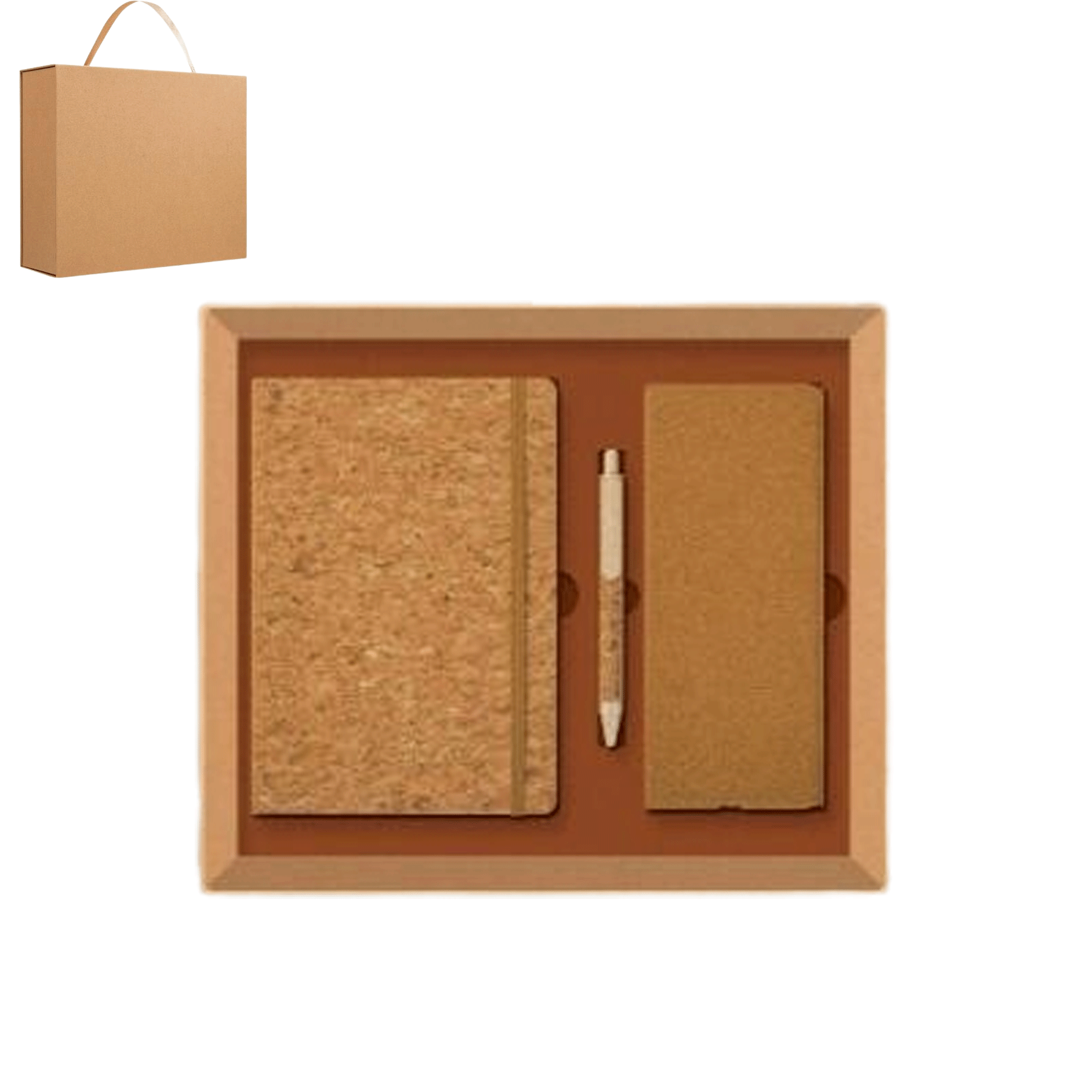 Eco-friendly Cork Stationery Set