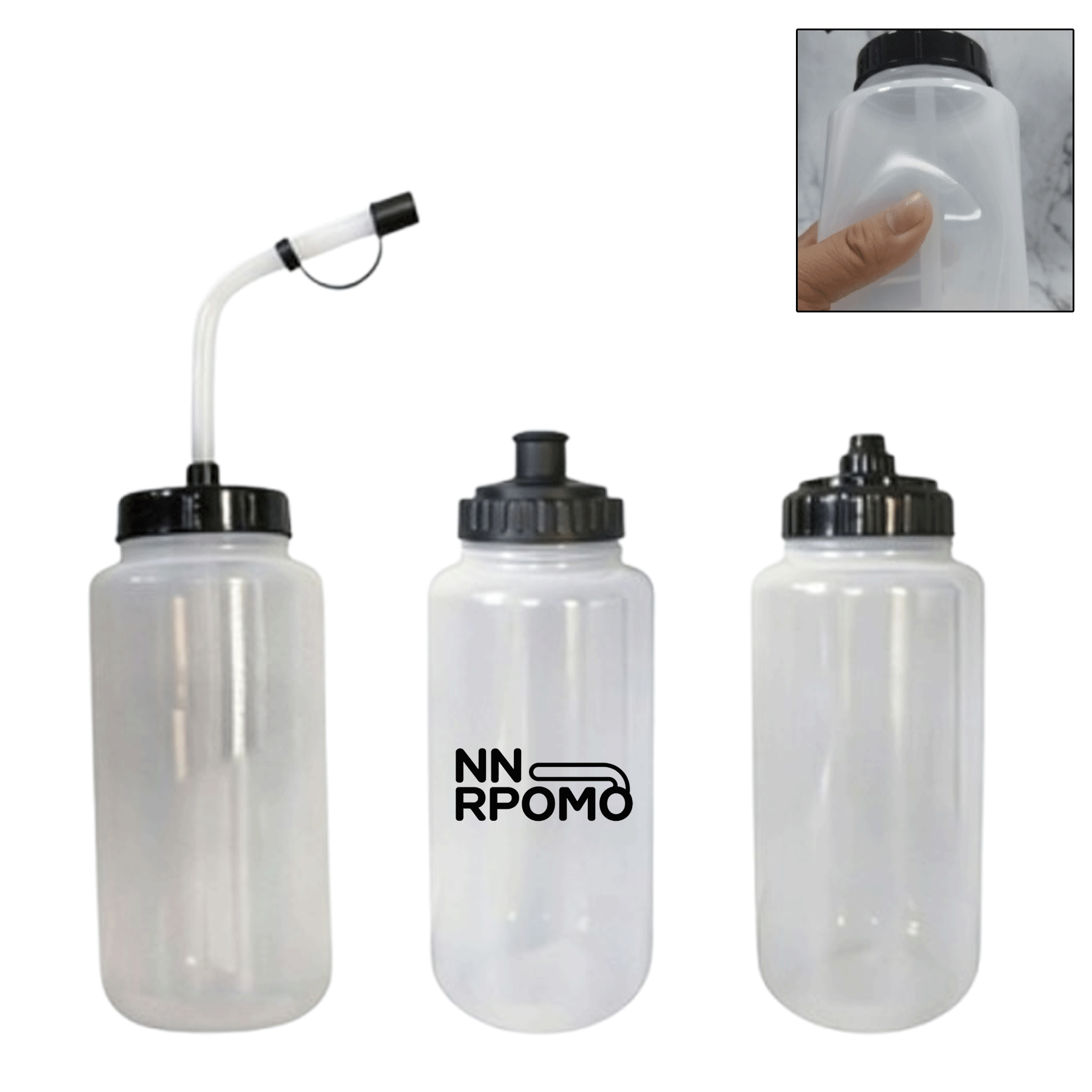 Large Capacity Squeeze PP Bottles