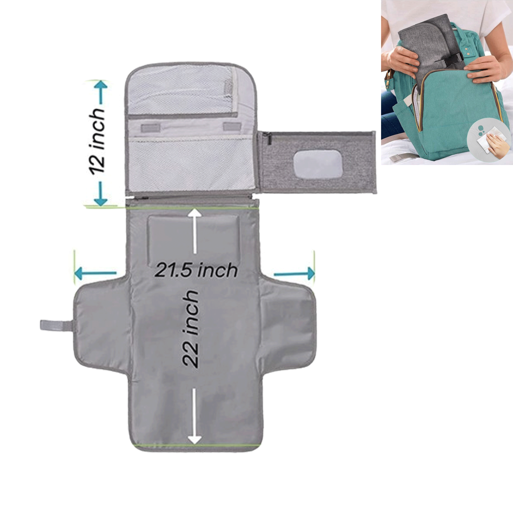 Portable Baby Diaper Changing Pad