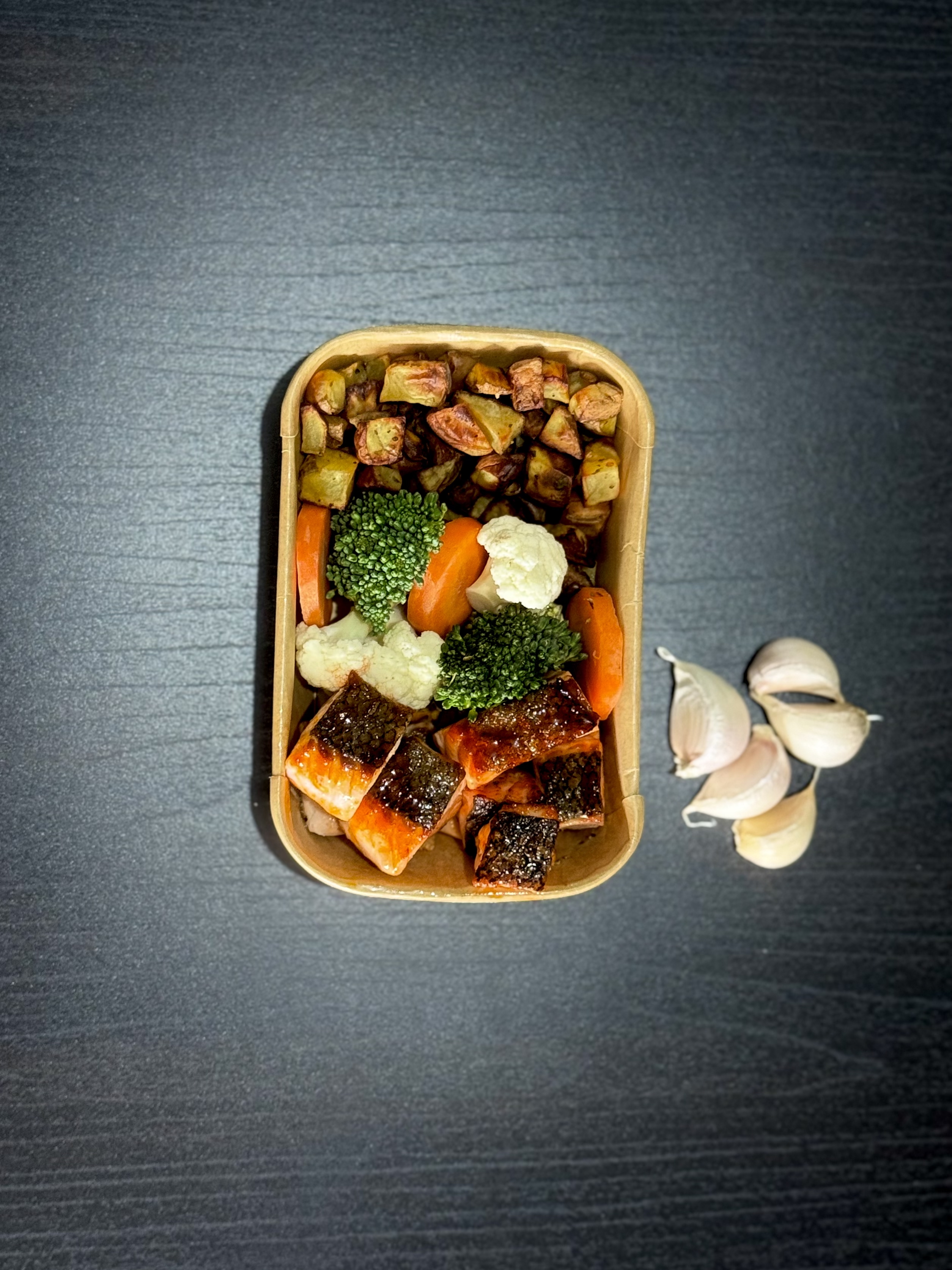 Salmon Meal Prep with Baked Potatoes- Bulgogi (4 boxes)