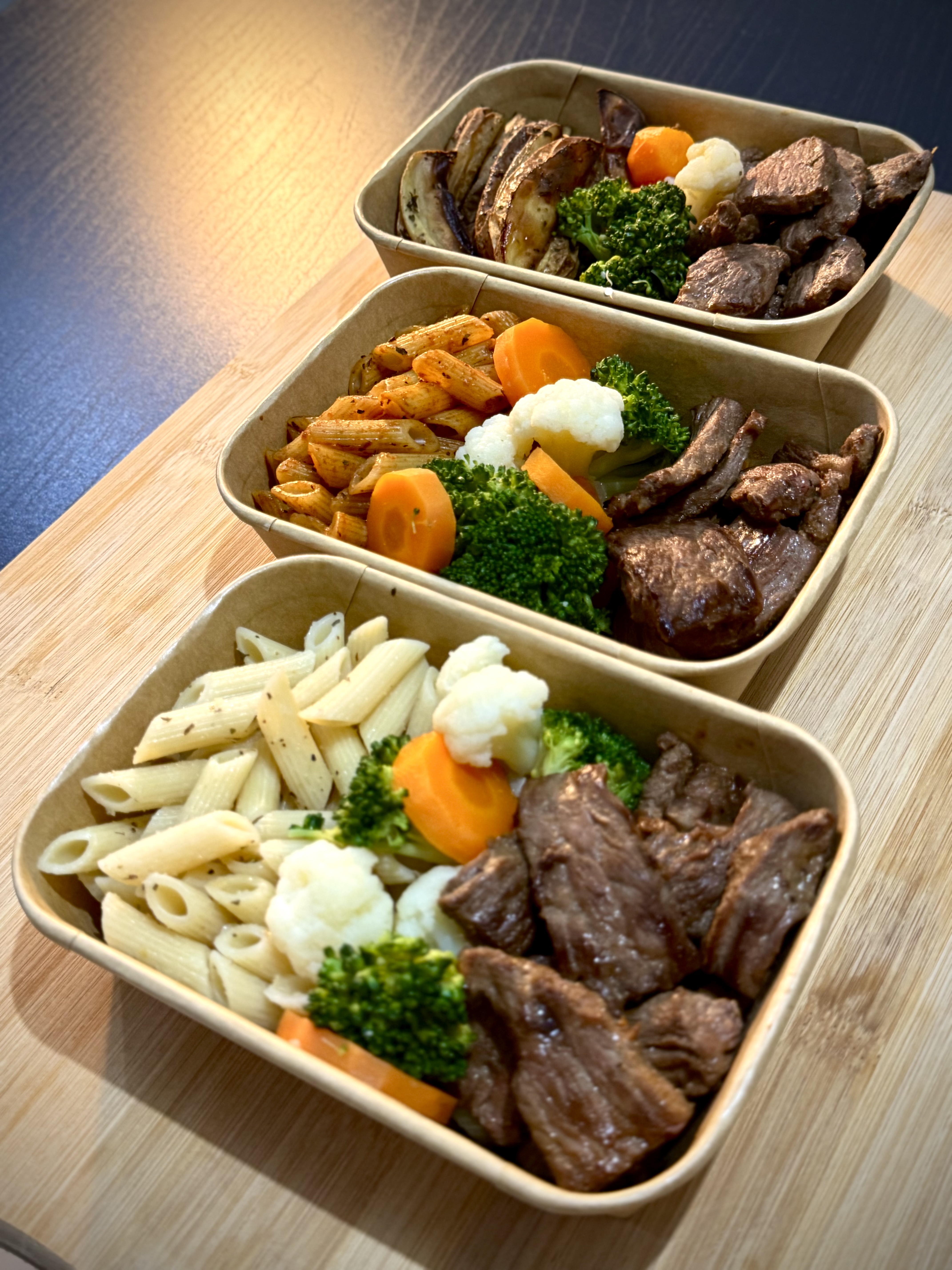 Beef Flank Meal Prep with Pasta- Gochujang (4 boxes)