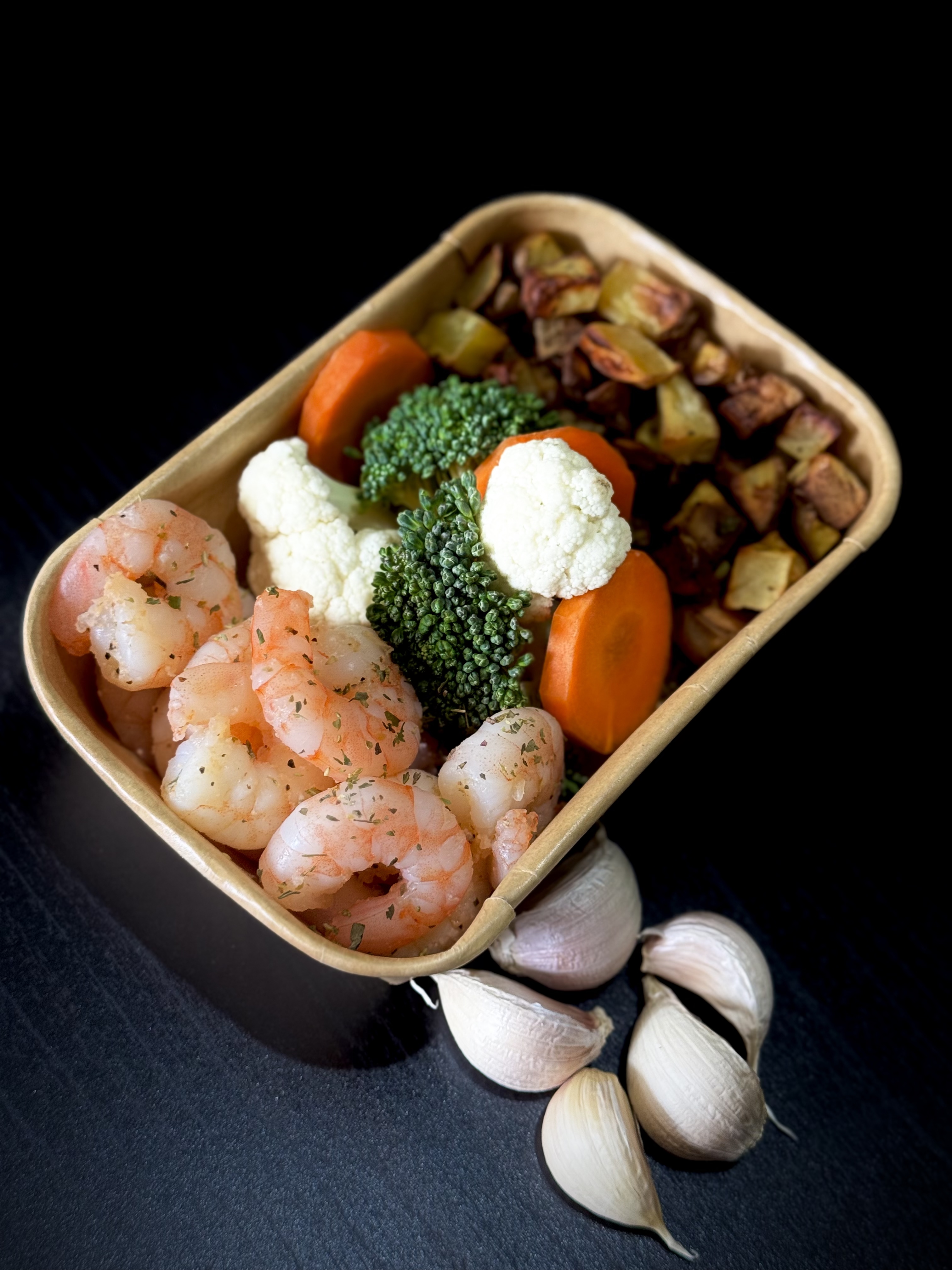 Shrimp Meal Prep with Rice - Miso (4 boxes)