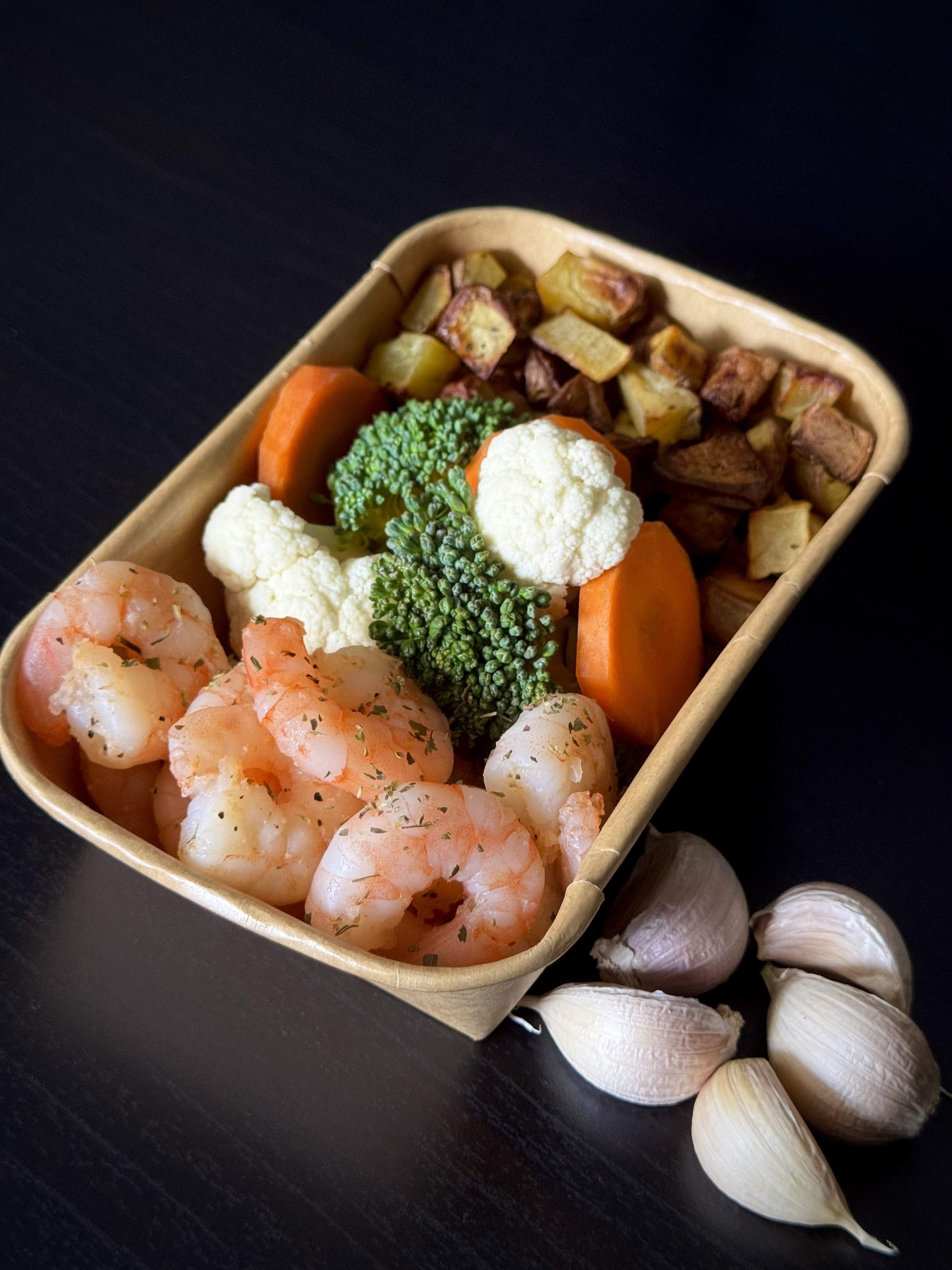 Shrimp Meal Prep with Pasta- Black Pepper (4 boxes)