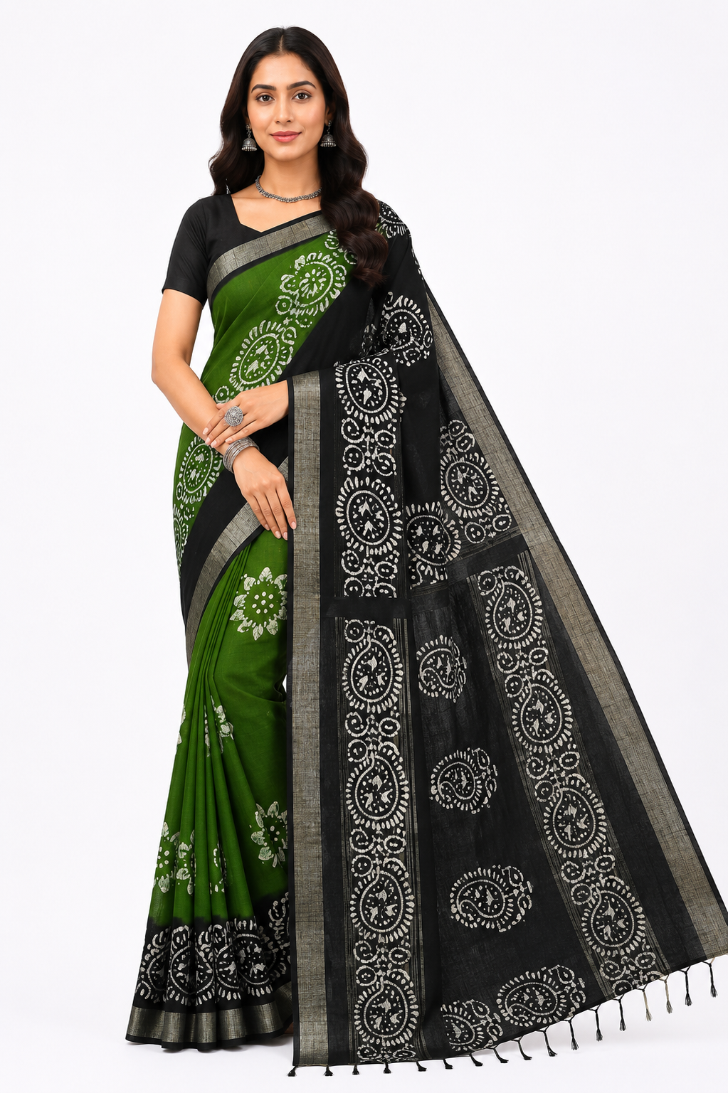 Batick Printed Cotton Saree
