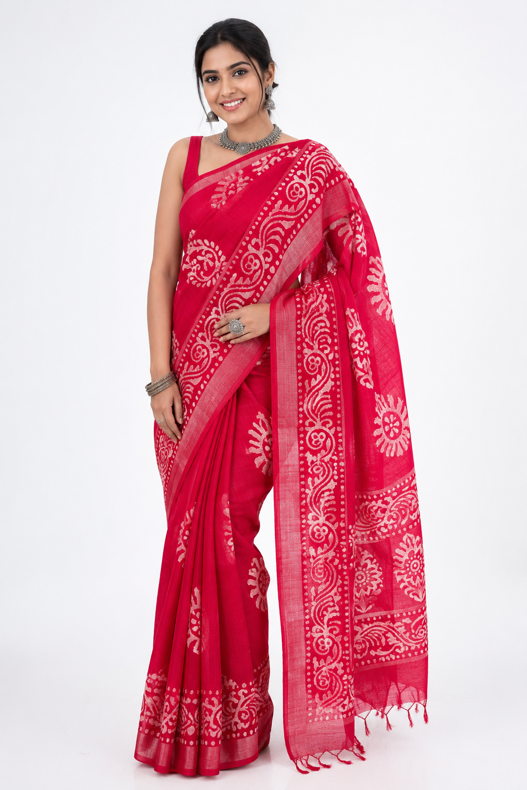 Batick Printed Cotton Saree
