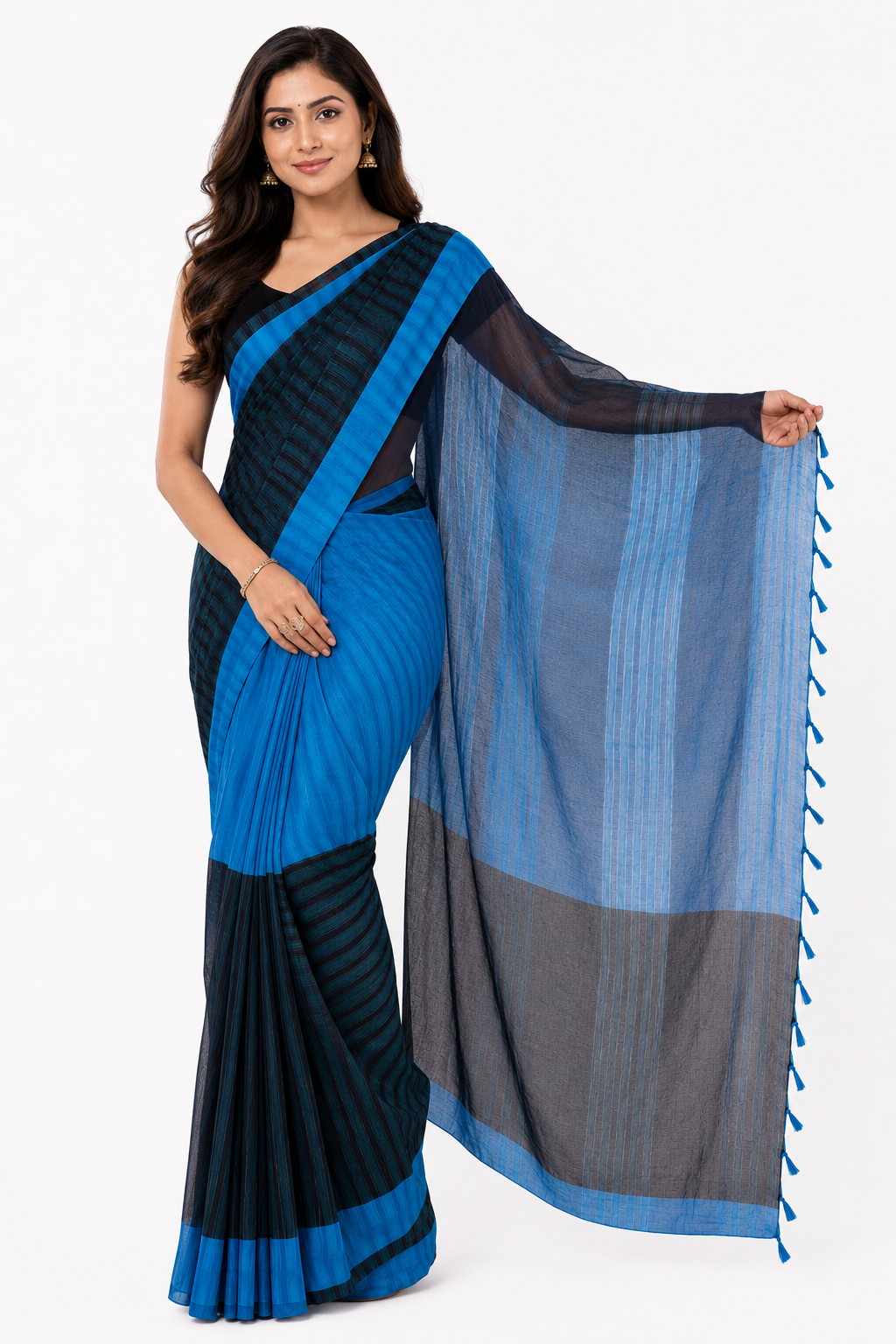 Jhorna Khadi Handloon Saree