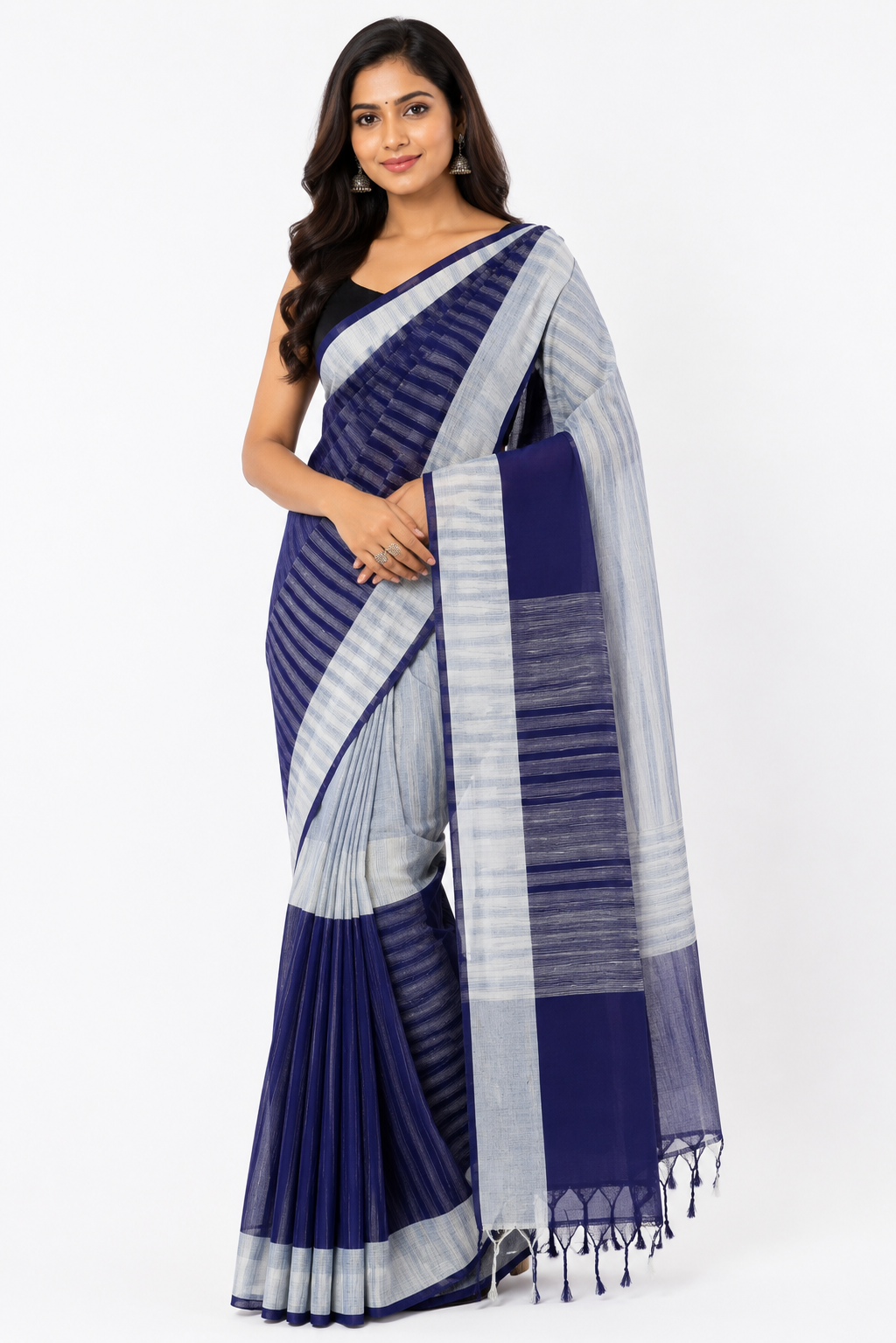 Jhorna Khadi Handloon Saree