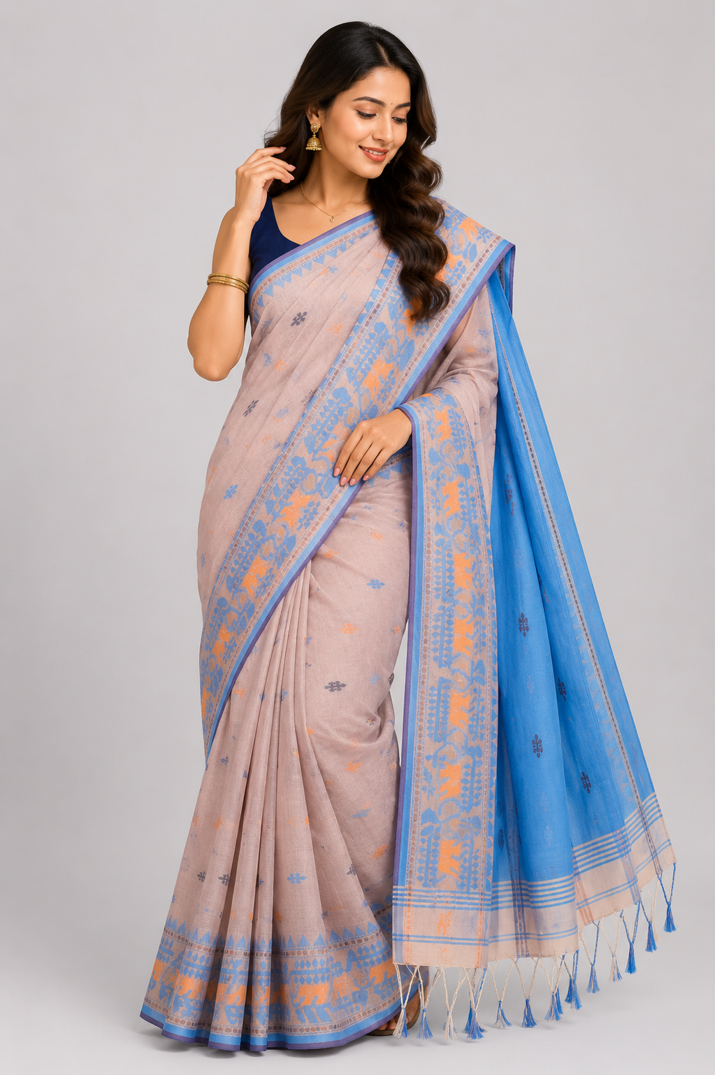 Neelanjana Handloom Saree