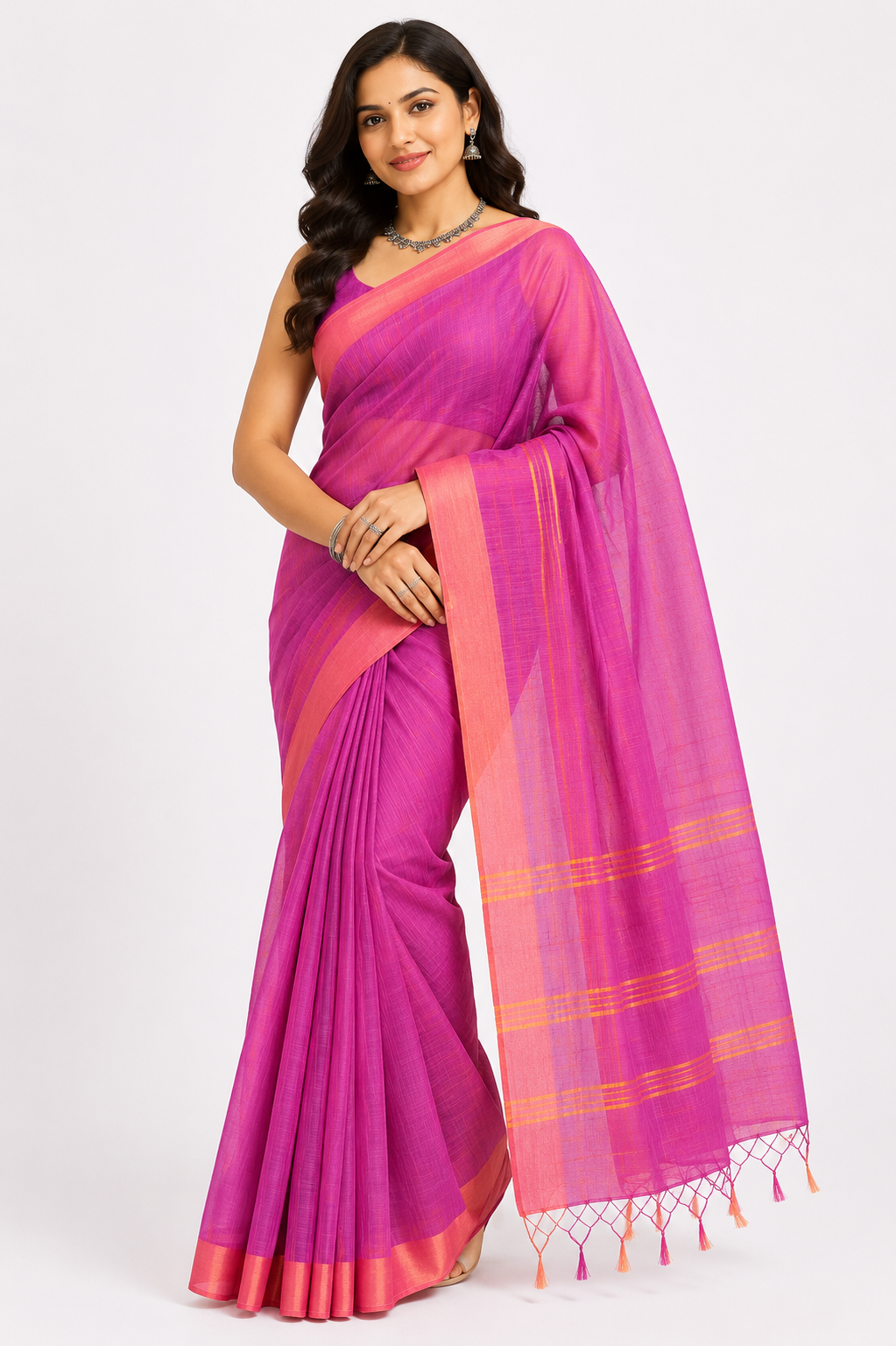 Golden Par Handloom Saree