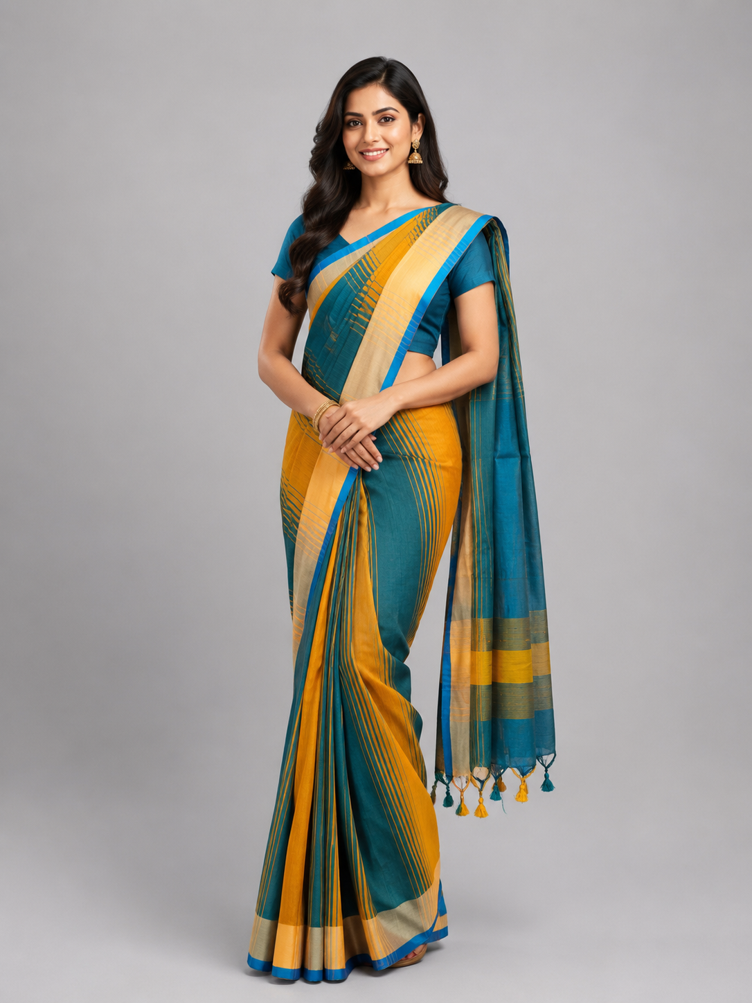 Ikkat Handloom Saree
