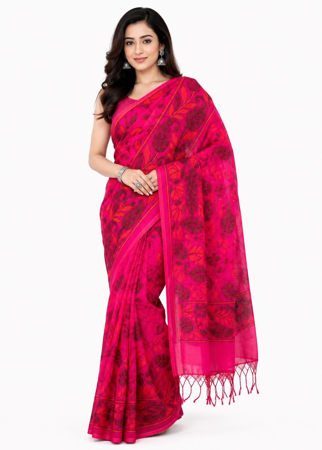 Printed Handloom Saree