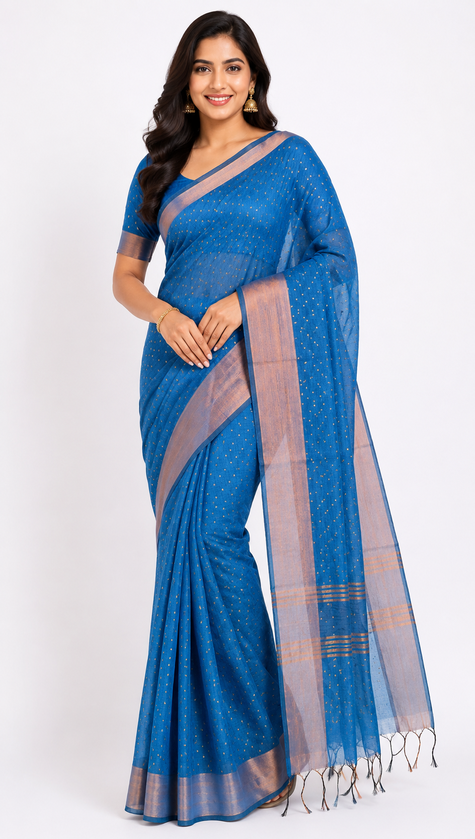 Ruby Glow Handloom Saree