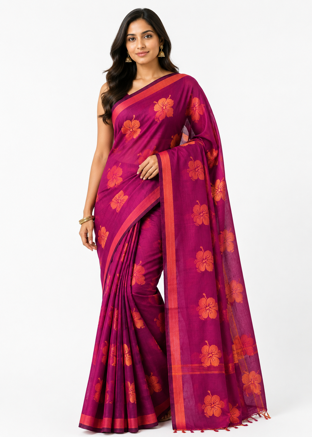 Joba Zari Handloom Saree